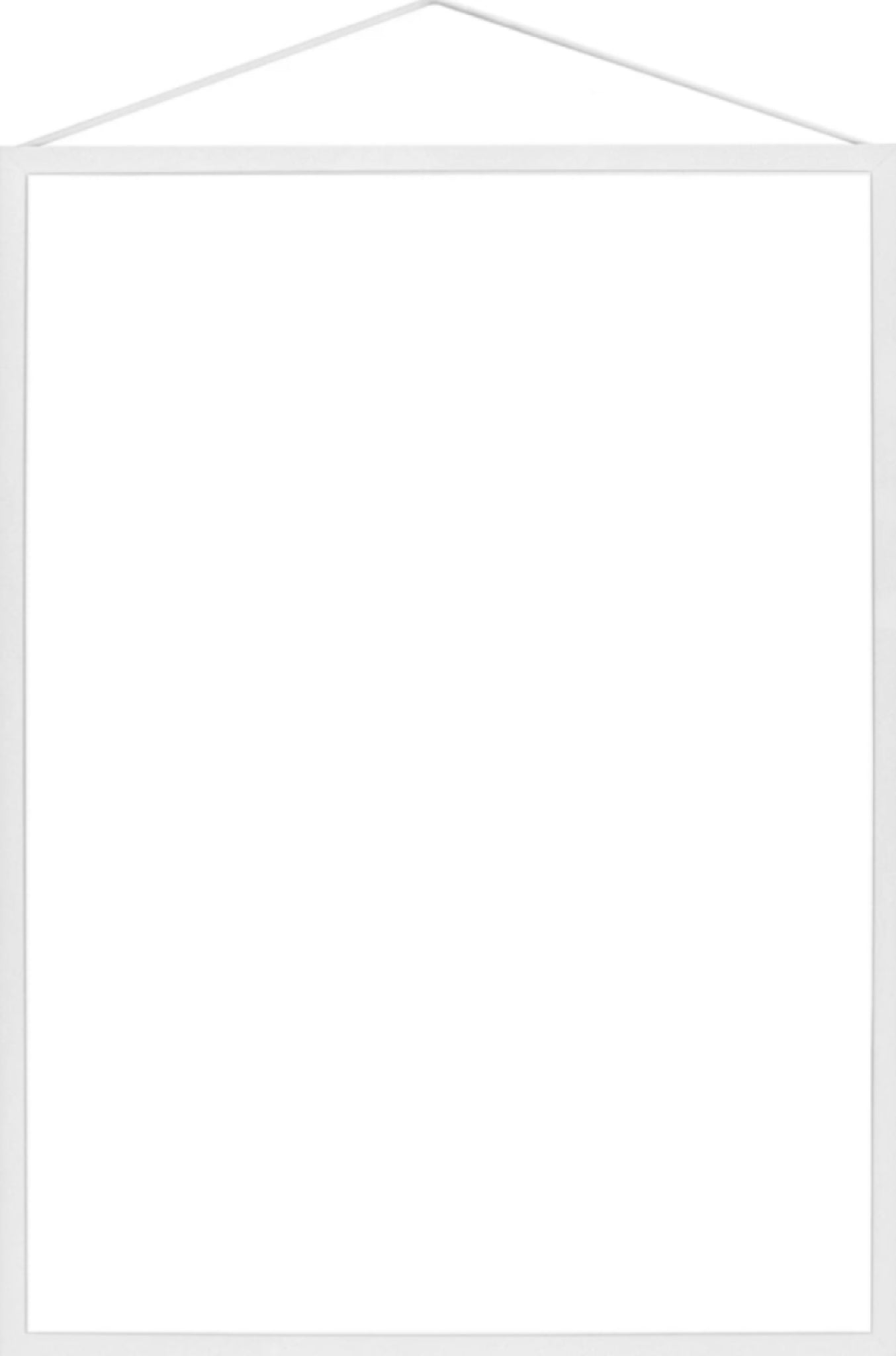 Moebe Frame A3 White - Stylish European Design with Acrylic & Aluminum