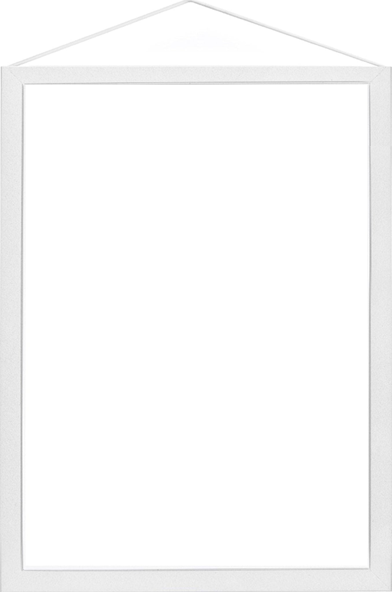 Moebe A5 White Frame: Stylish Acrylic & Aluminum Design, Made in Europe