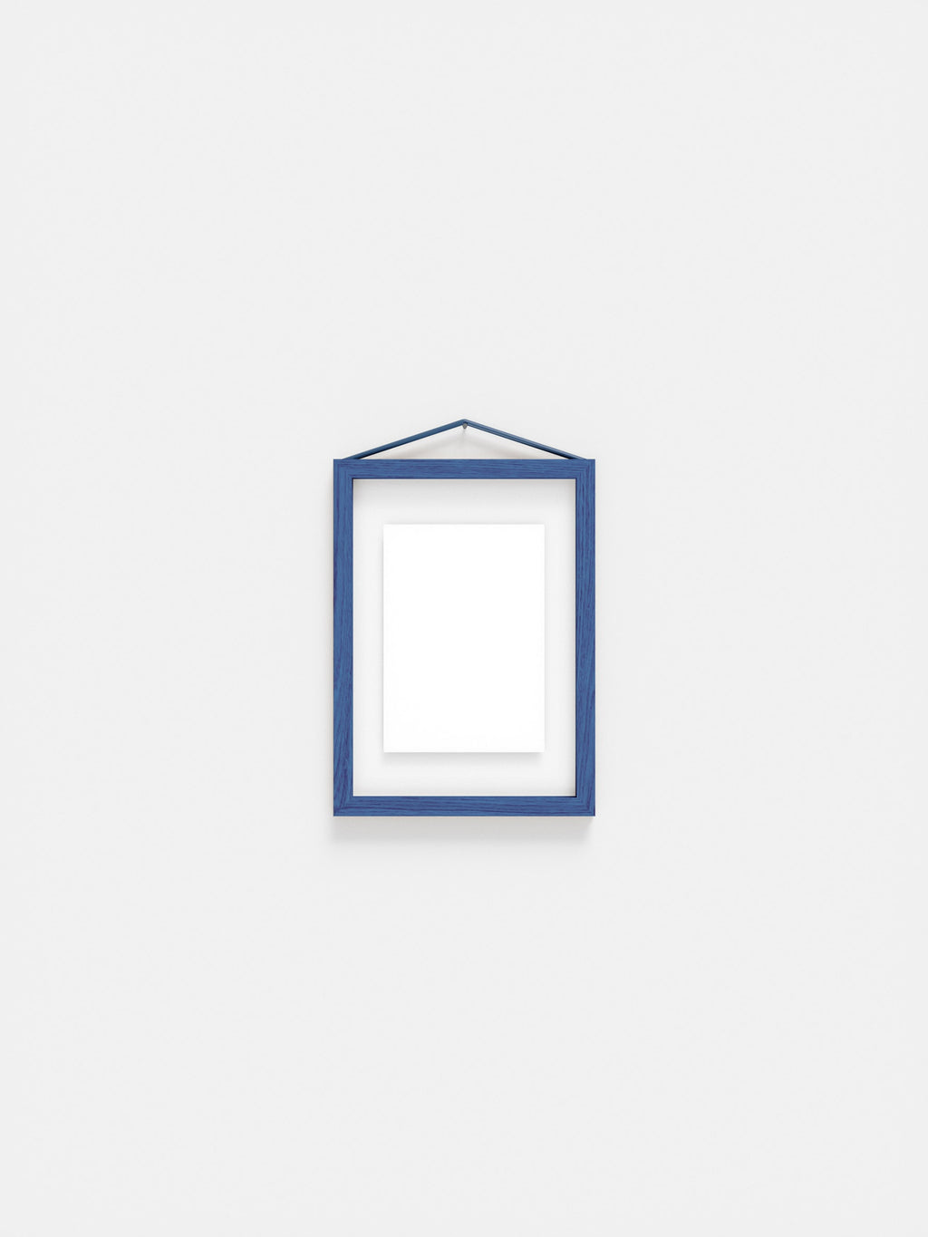 Moebe A5 Blue Satined Frame: Stylish Birch Wood Design & Versatile Display