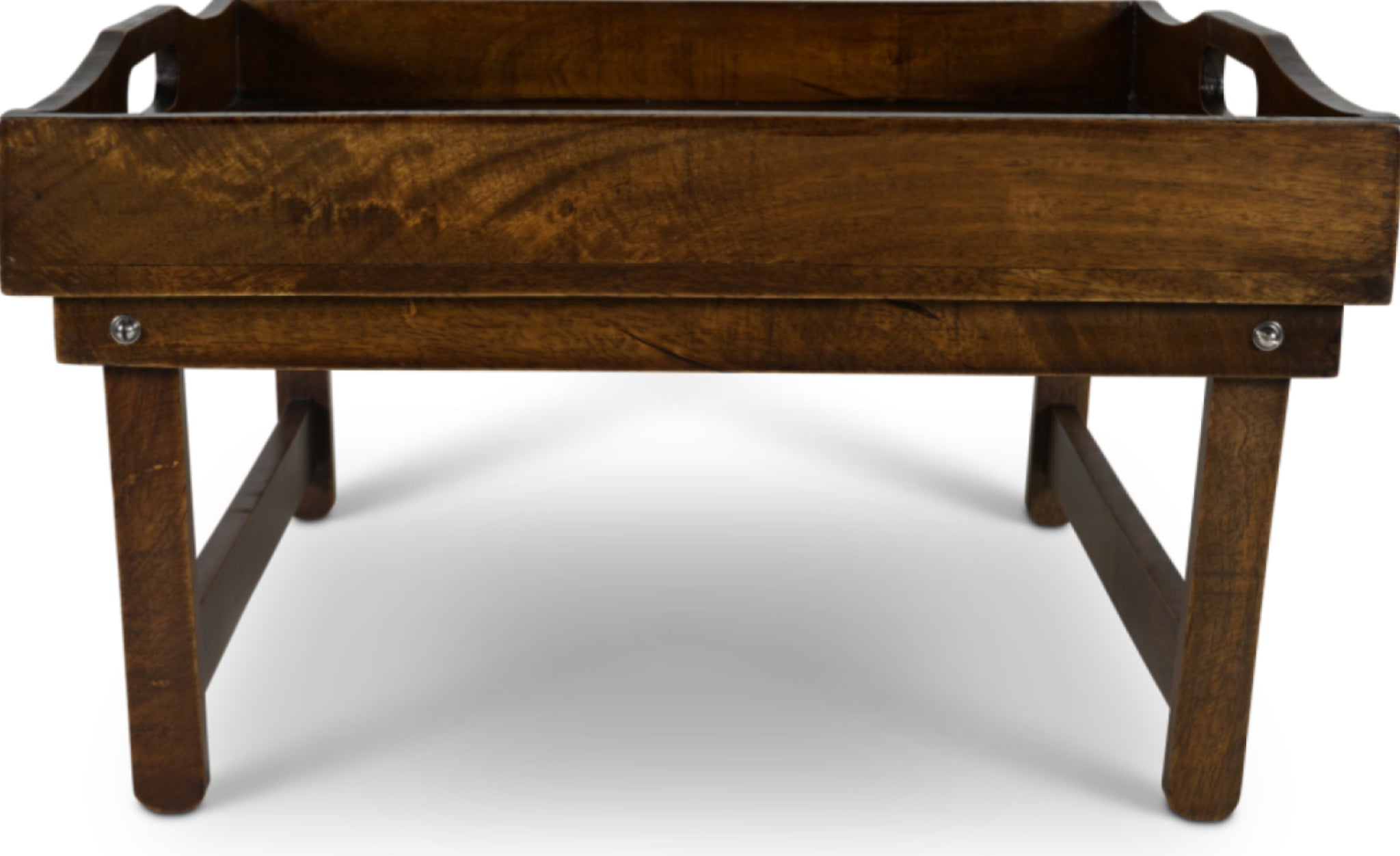 Authentic Models Wooden Serving Tray With Folding Feet, Small