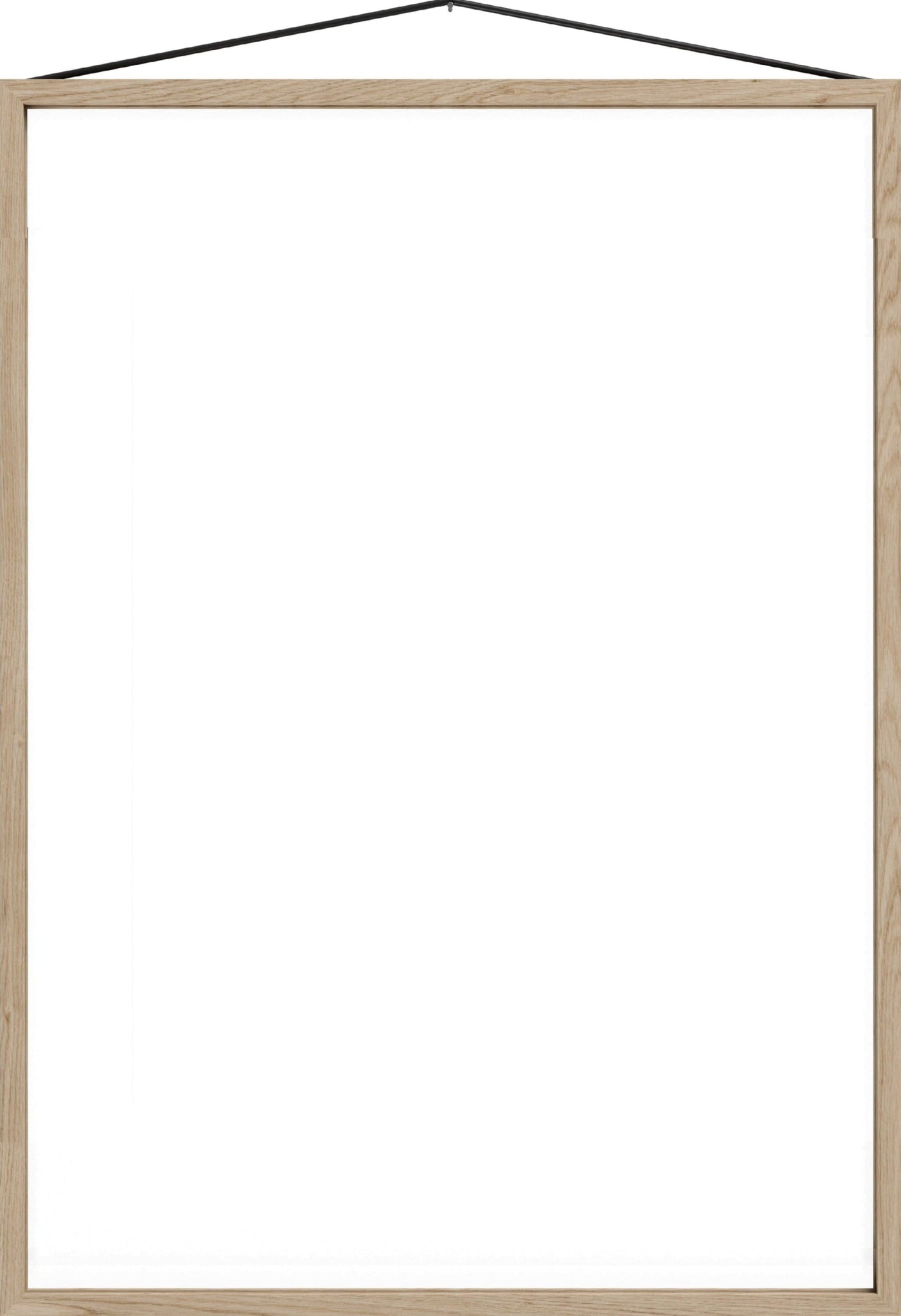 Moebe Frame 50x70 cm Oak - Stylish Acrylic Glass Frame Made in Europe