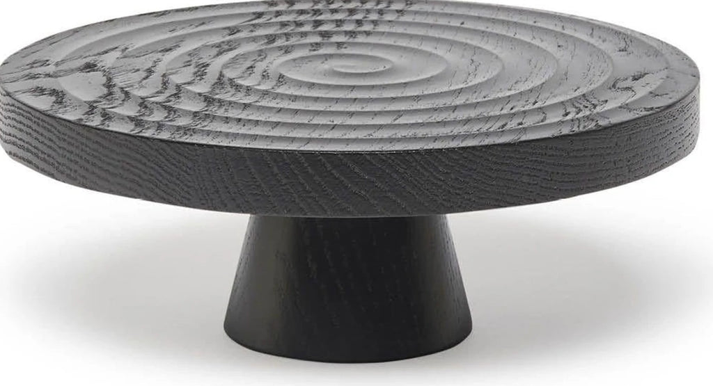 Dutchdeluxes cake stand dark oak, Ø 20 cm
