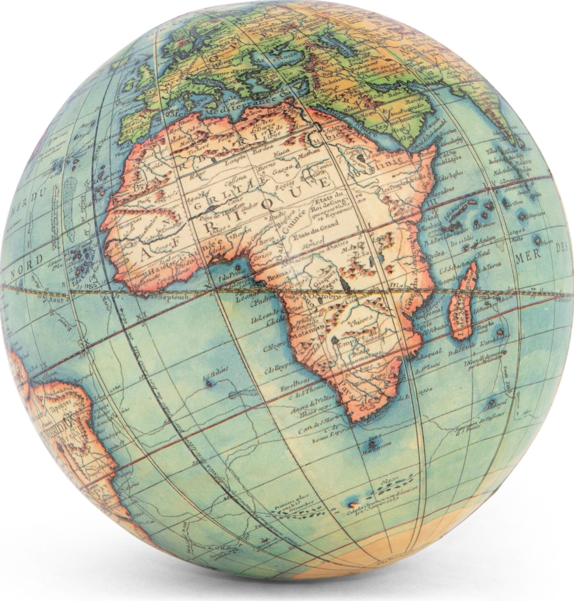 Authentic Models Vaugondy 1745 Globe, Small