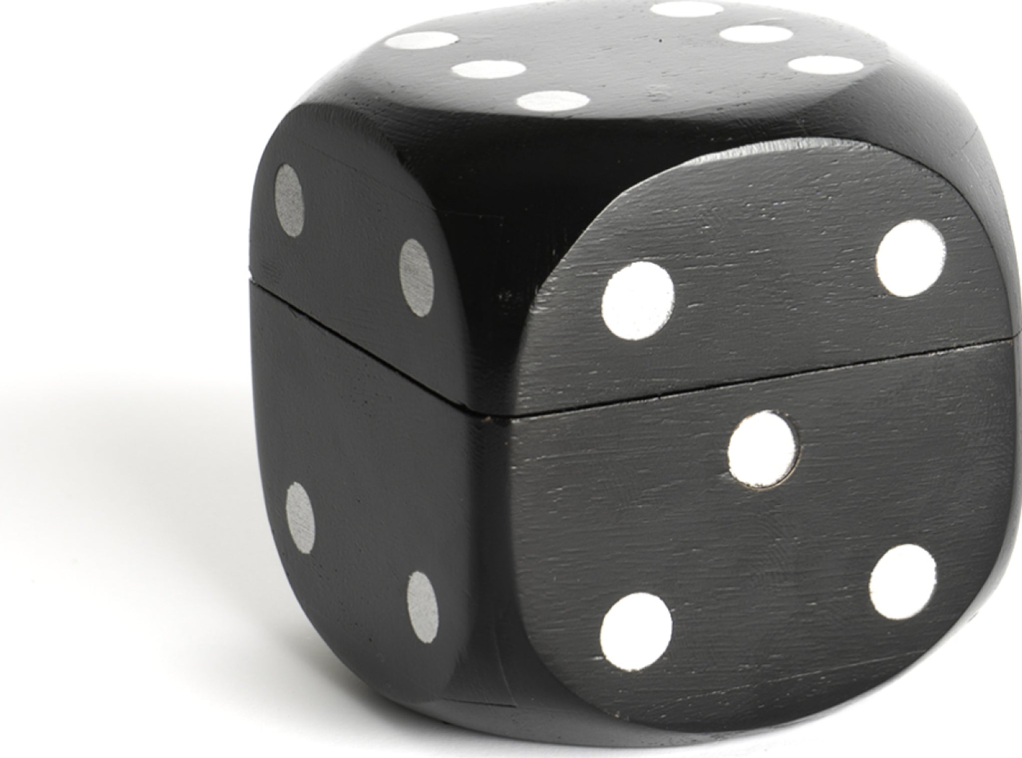 Authentic Models Cube Box Throw The Dice, Black