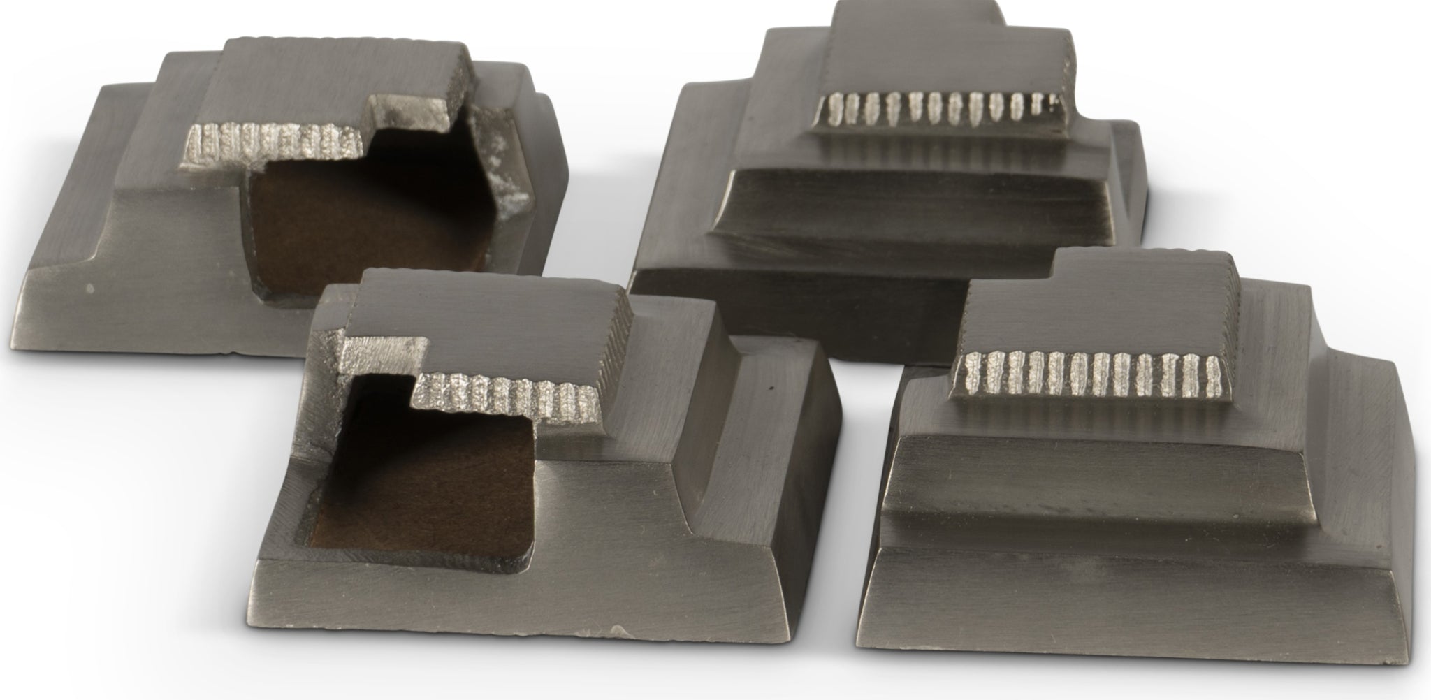 Authentic Models 2-sided Game Board For Chess And Checkers, Black