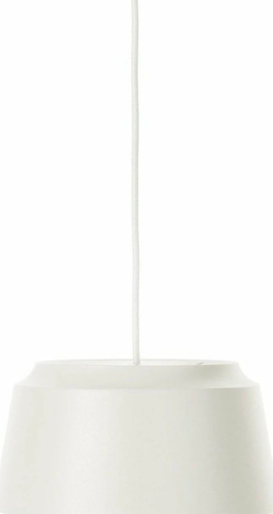 Puik Groove Pendant Small, White