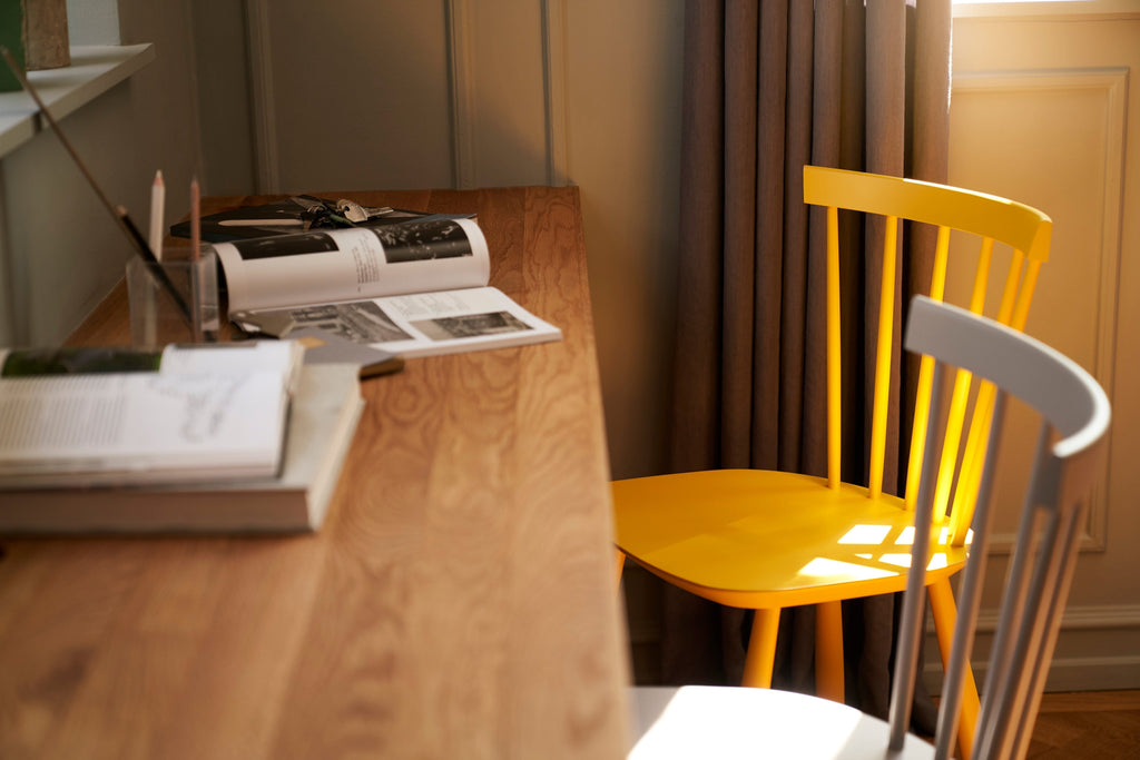 FDB Møbler J46 Chair by Poul Volther – Nordic Swan Ecolabel, Yellow Beech