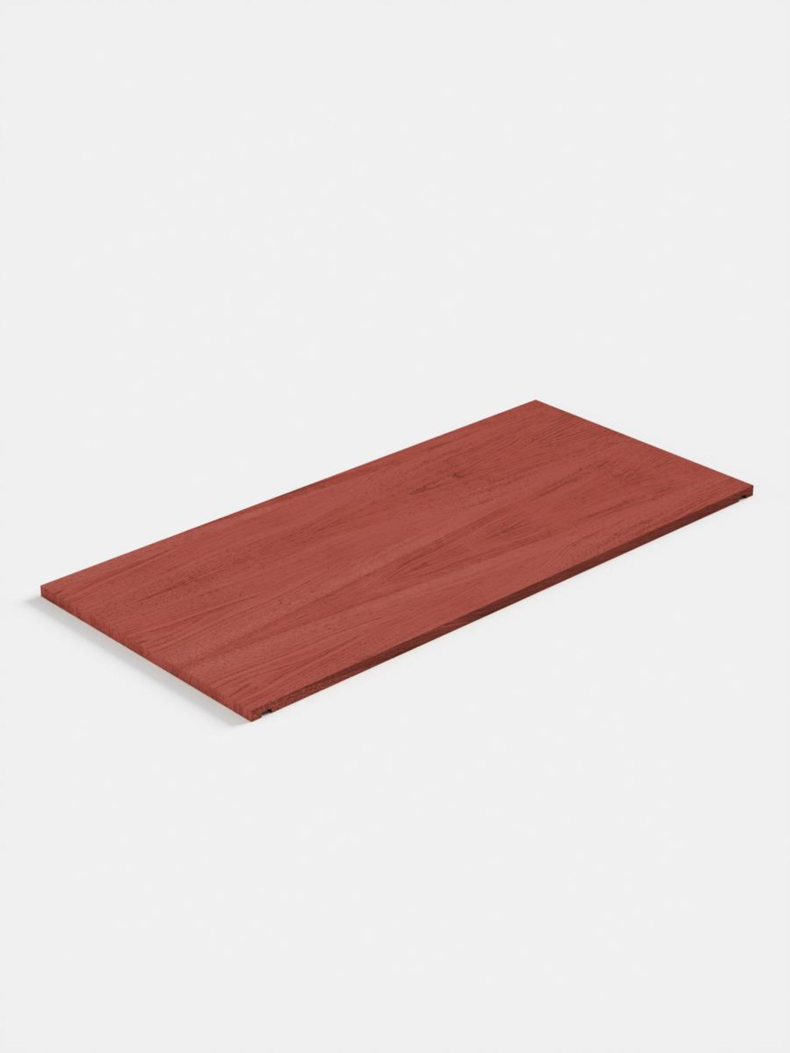 Moebe Earthy Red Storage Box Lid - Minimalist Oak Design, 60x33x31 cm