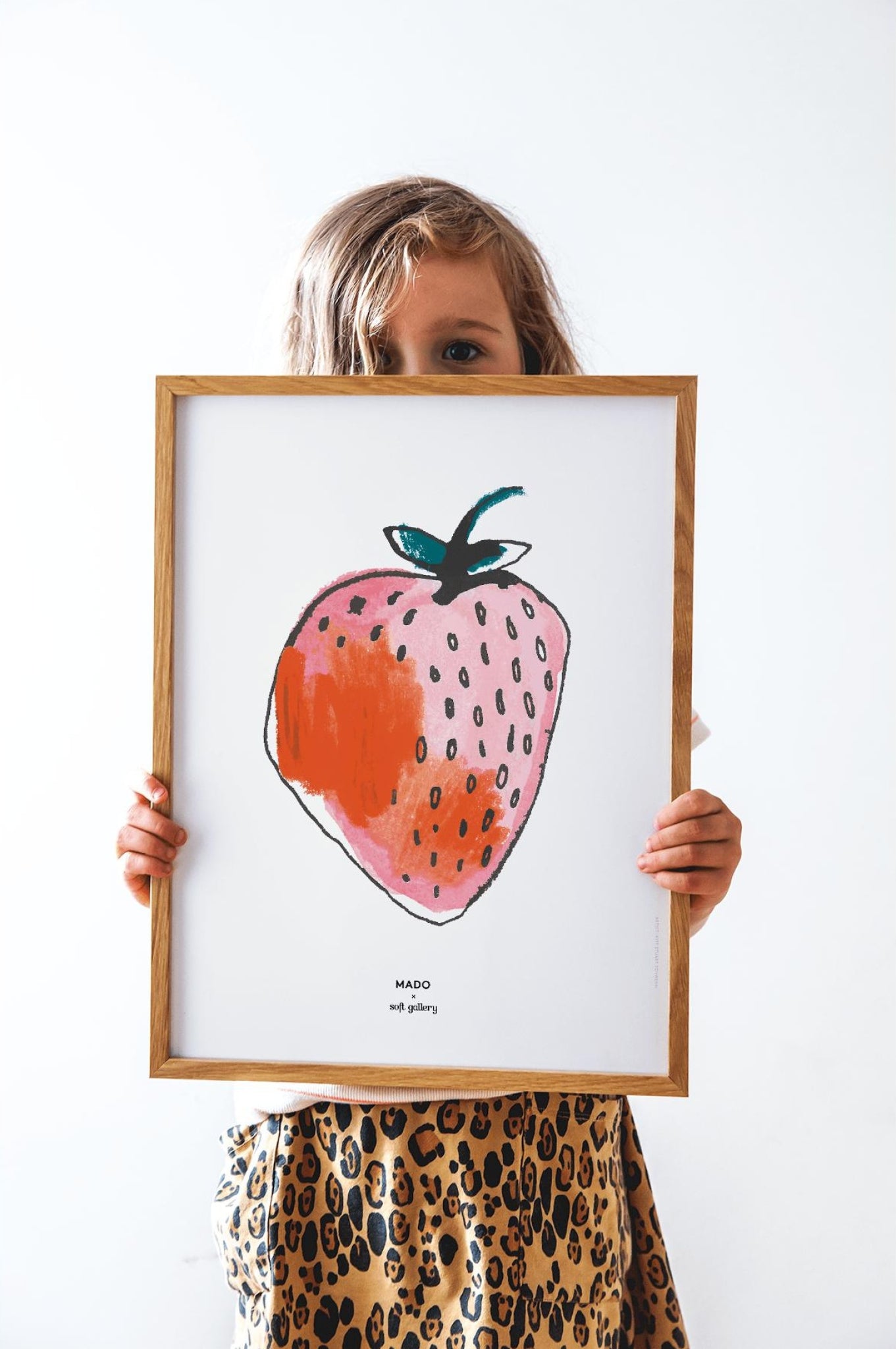 Paper Collective Strawberry Poster, 30x40 Cm
