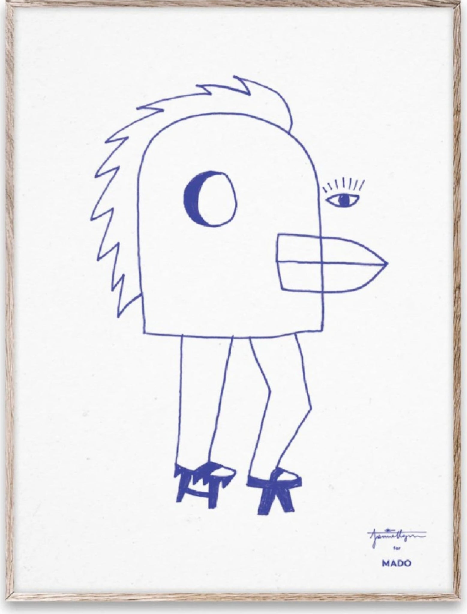 Paper Collective Head Ox Poster, 30x40 Cm