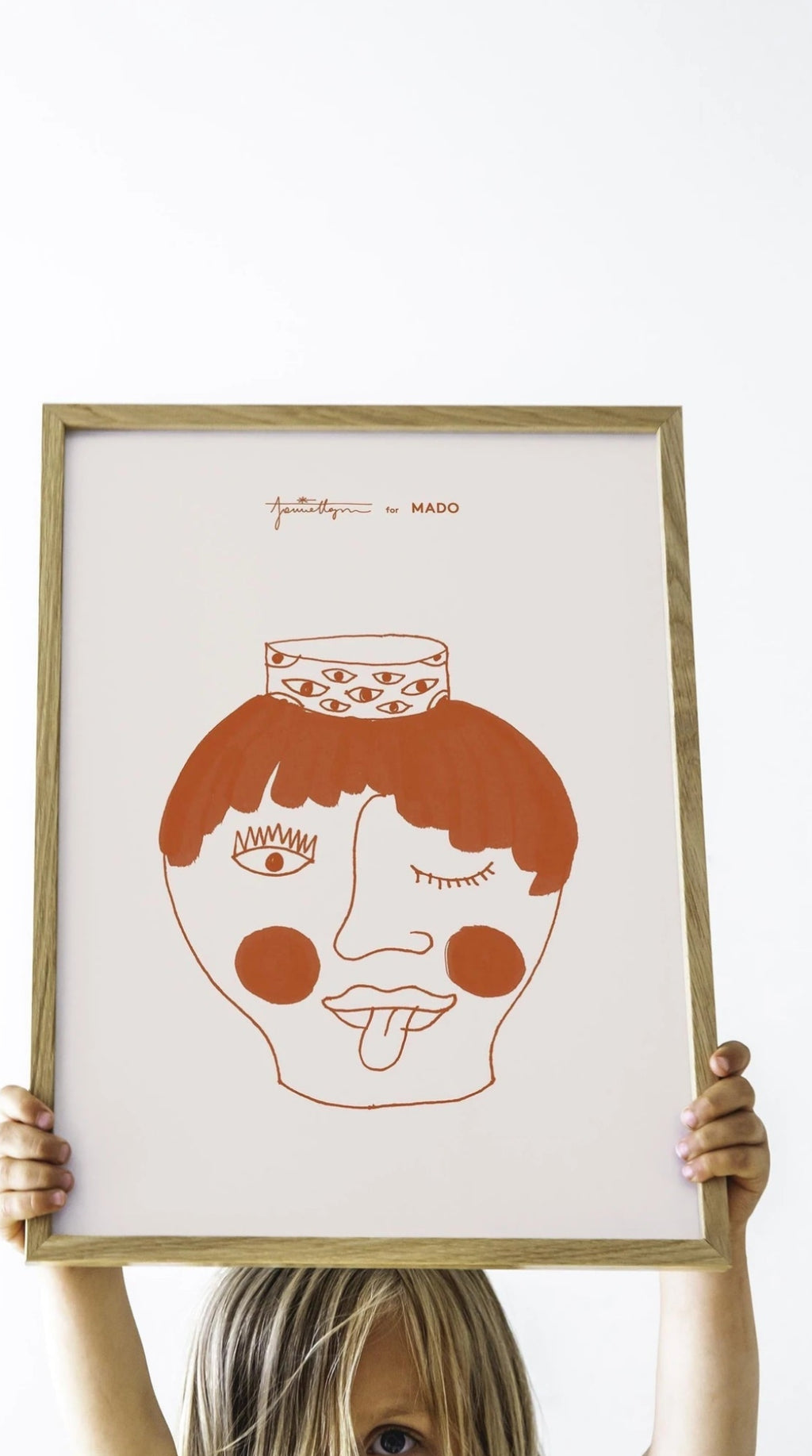 Paper Collective Tongy Pongy Poster, 30x40 Cm