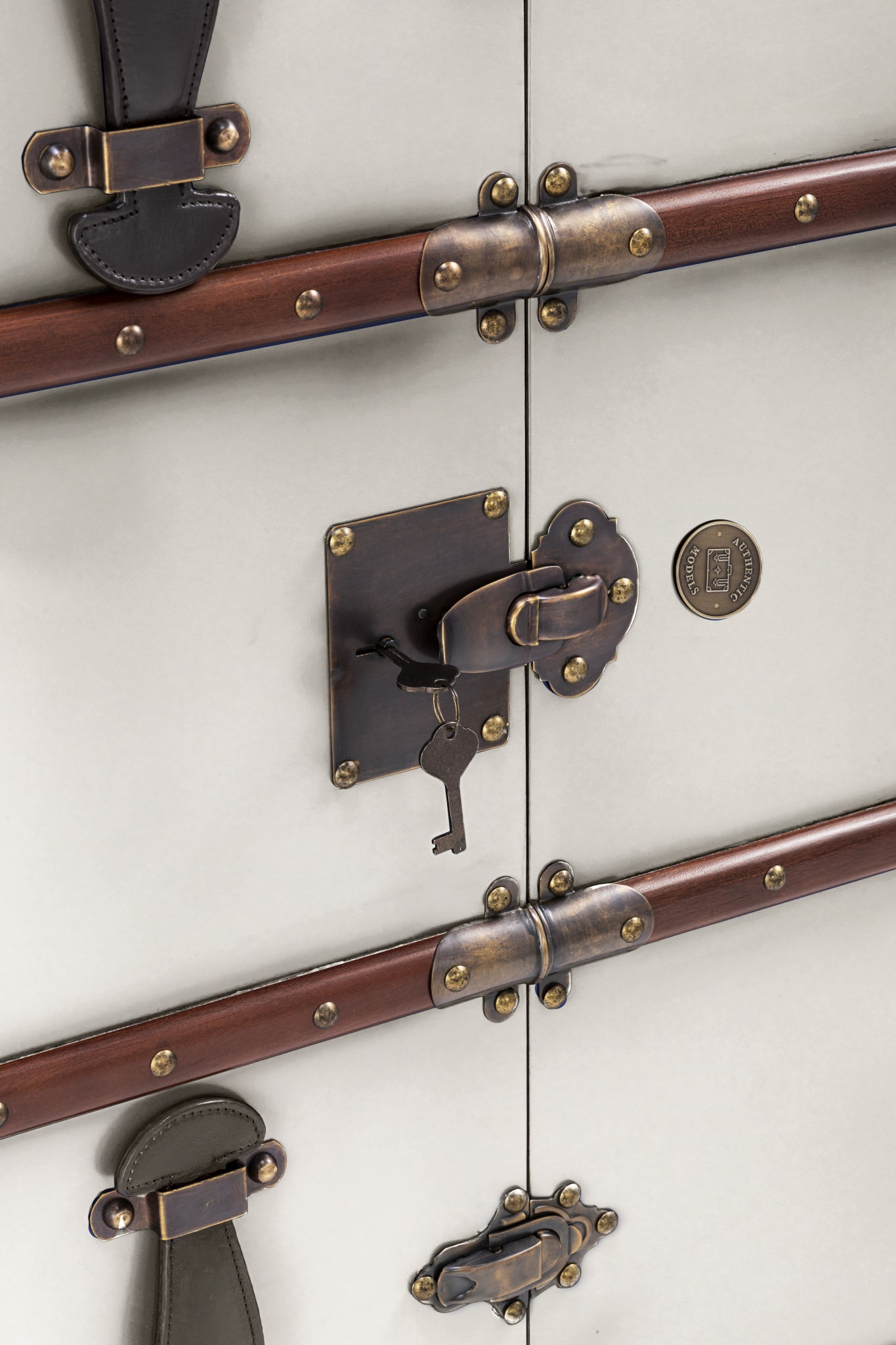 Authentic Models Stateroom Cabinet Case, Off White