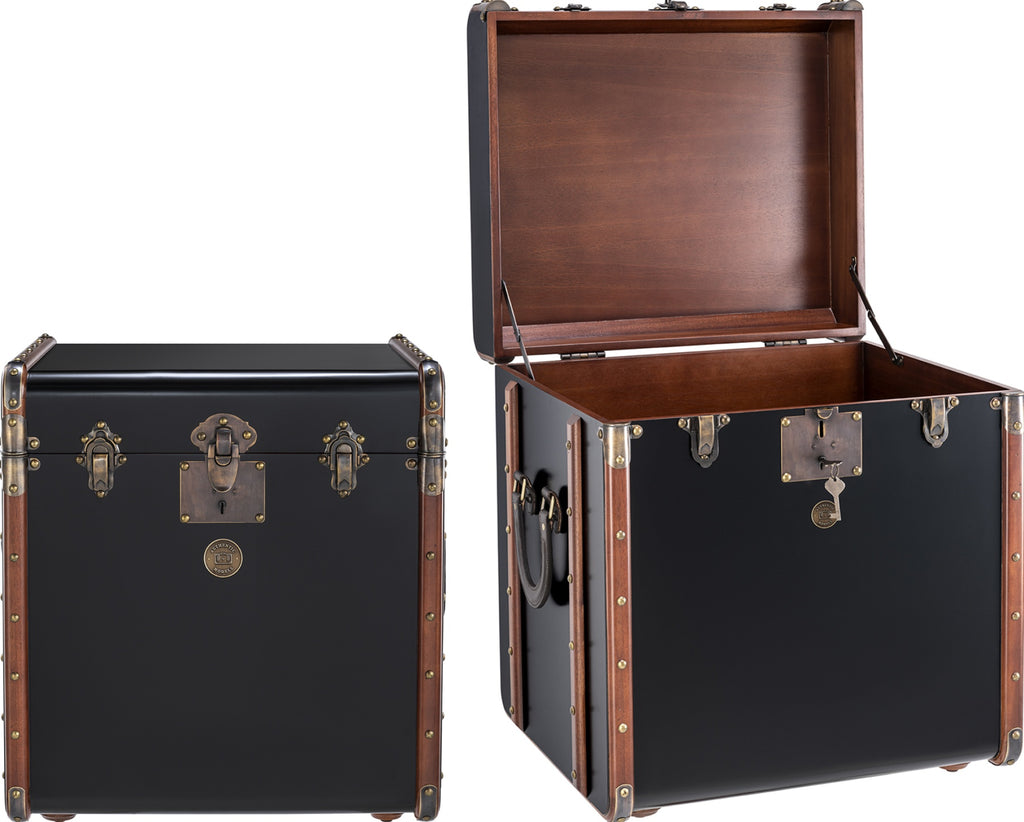 Authentic Models Stateroom Side Table, Black