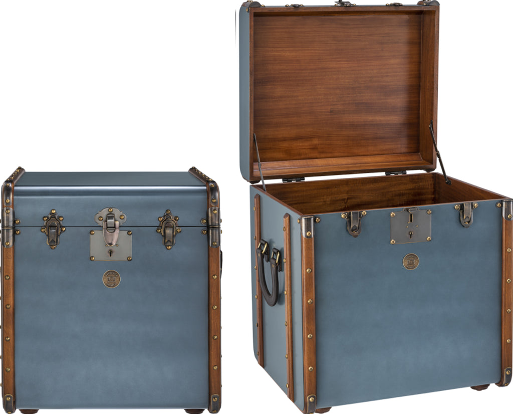 Authentic Models Stateroom Side Table, Petrol