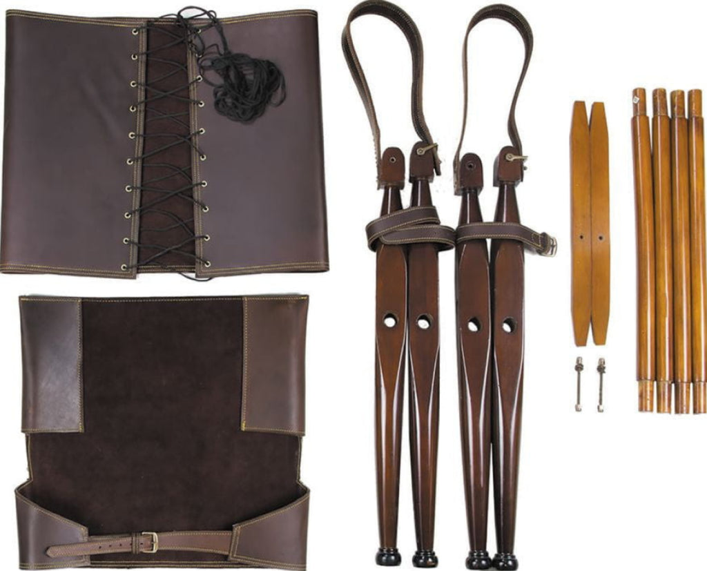 Authentic Models Safari Chair With Leather Seat