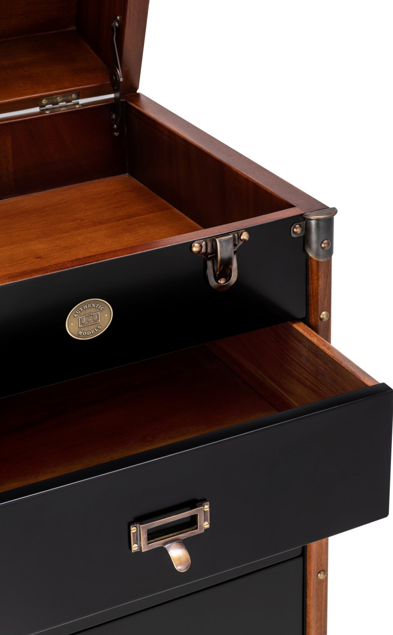 Authentic Models Stateroom Drawers Black, Large