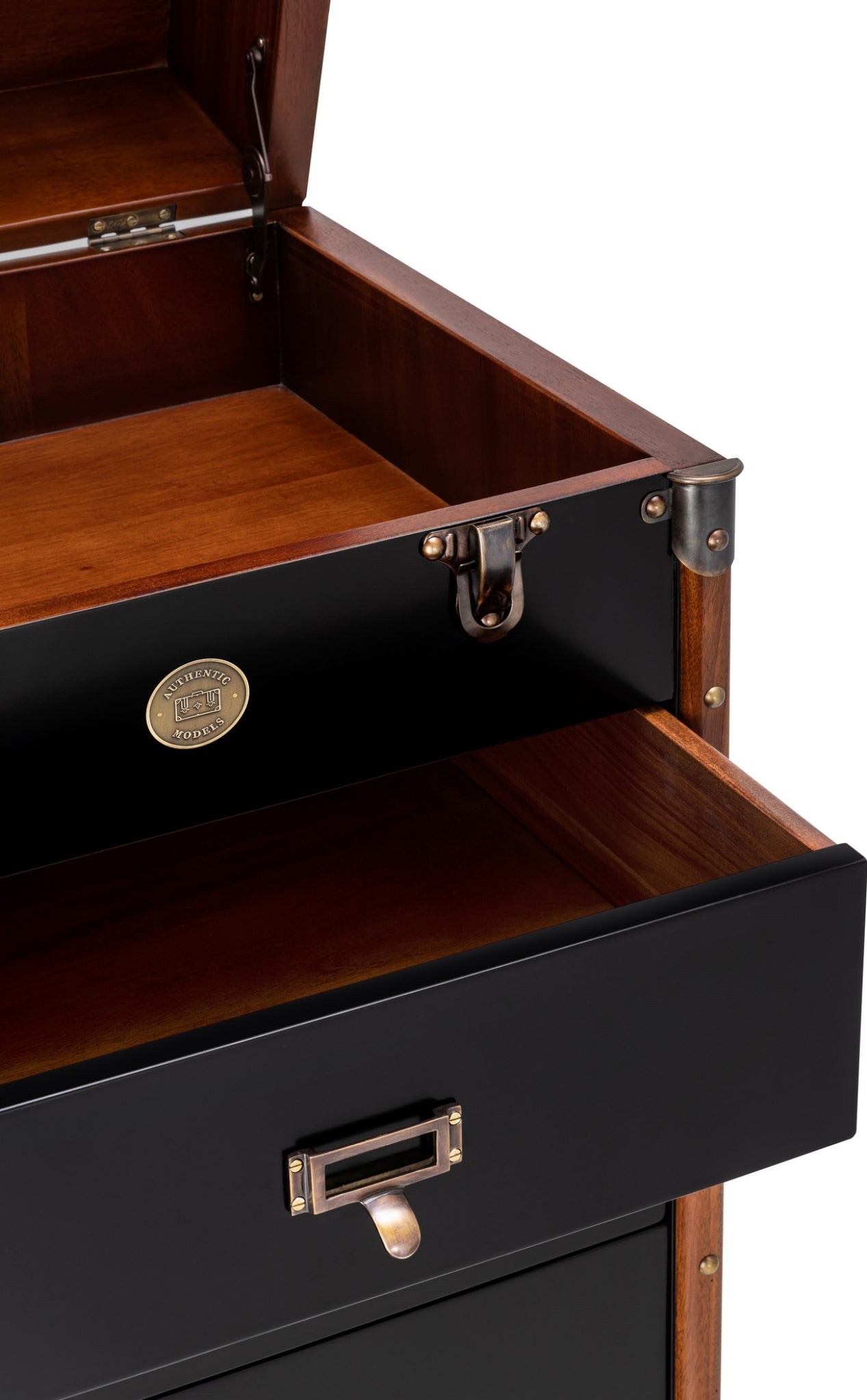 Authentic Models Stateroom Drawers Black, Large