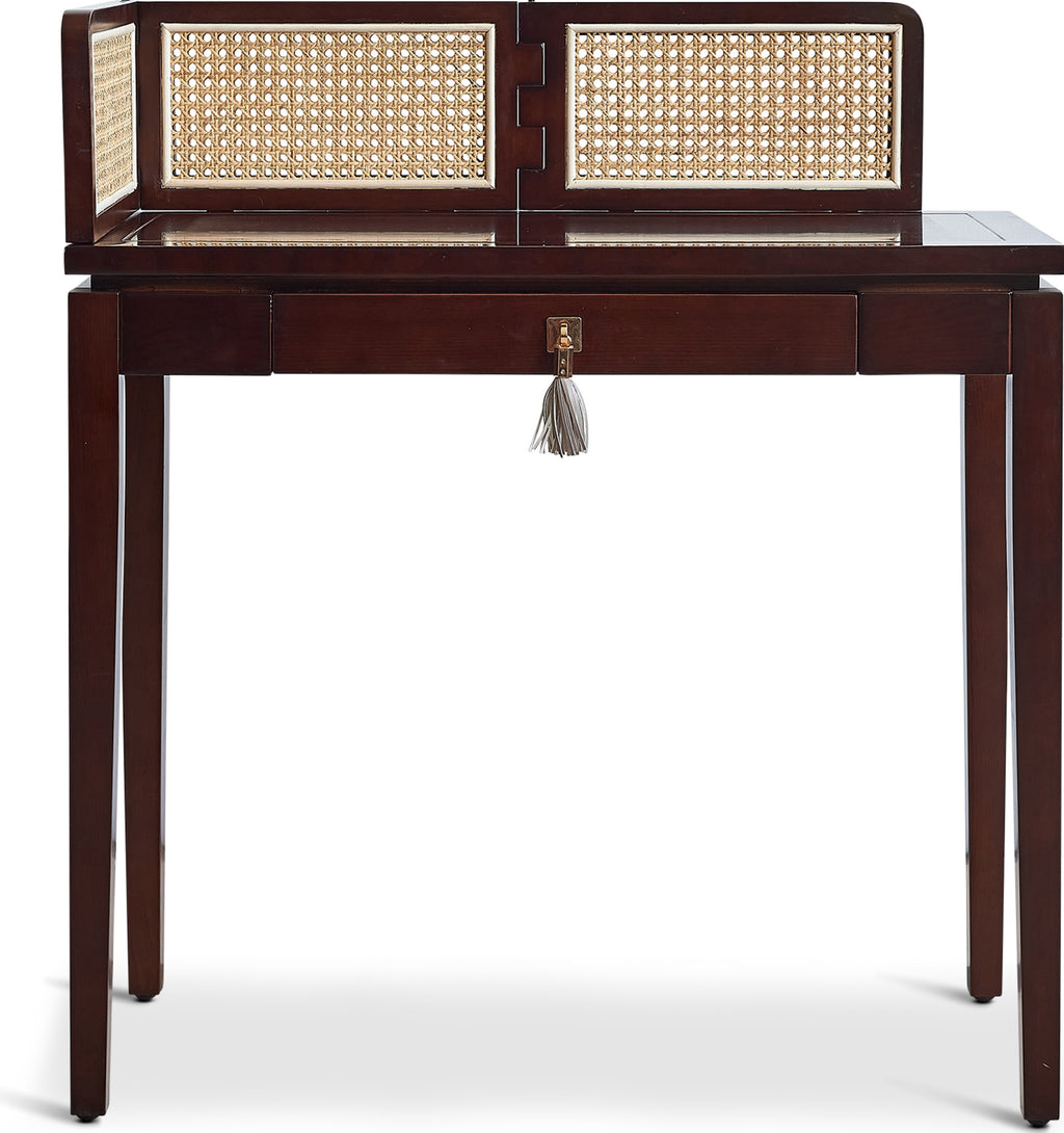 Authentic Models Elegance Desk Lxwxh 85x40x96, Rattan