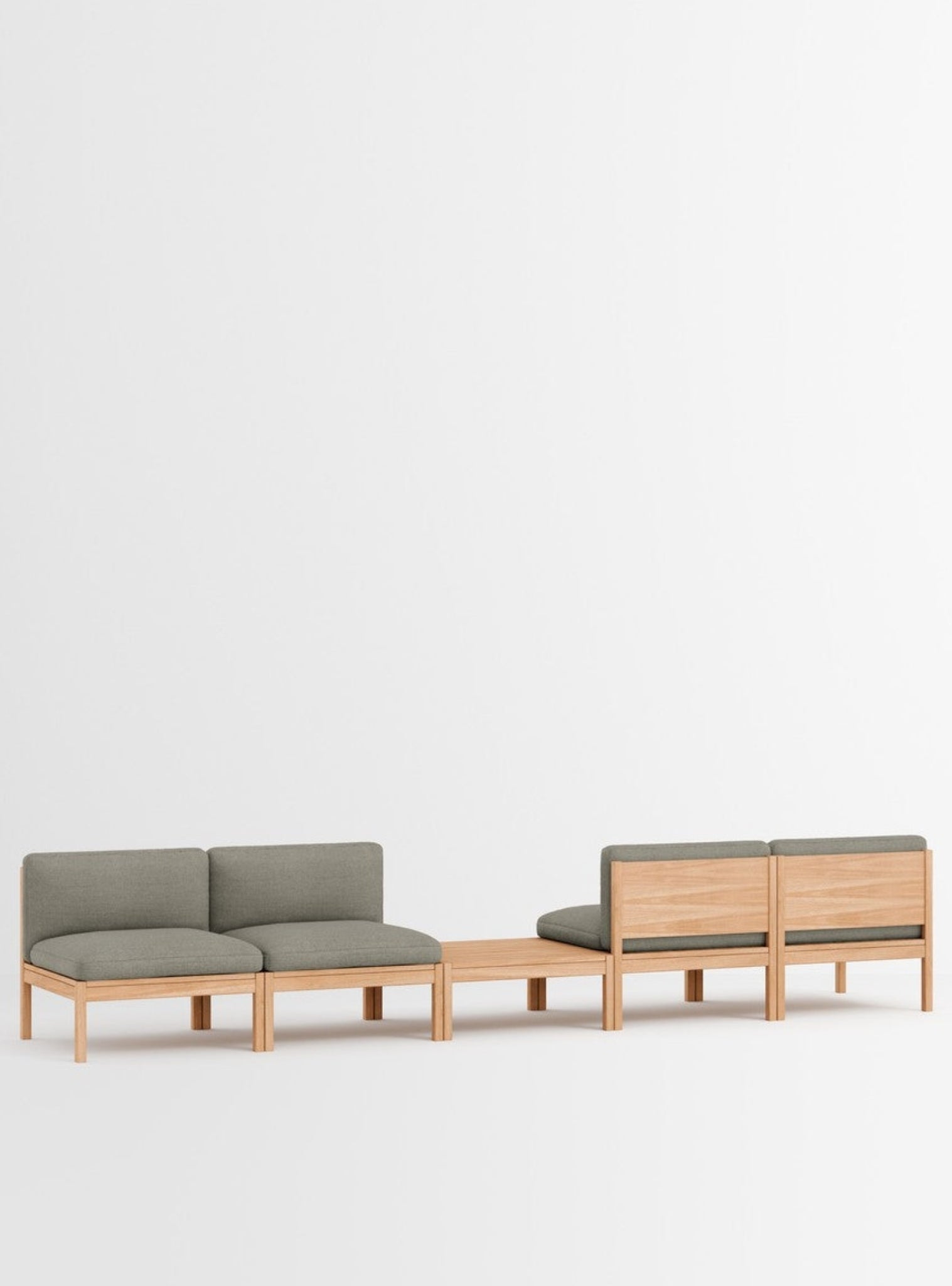Moebe Modular Sofa Set, Mixed Combination B, Re-wool 128 (fsc Mix Credit)