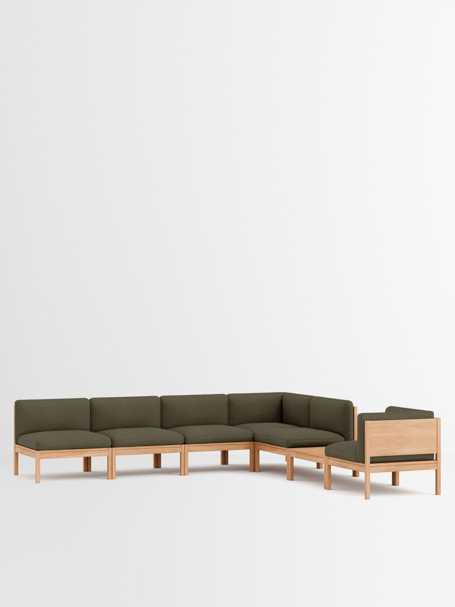 Moebe Modular Sofa Set, Mixed Combination D, Re-wool 977 (fsc Mix Credit)