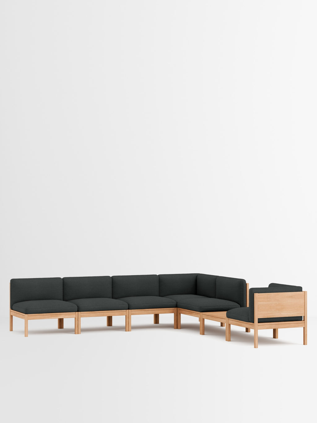 Moebe Modular Sofa Set, Mixed Combination D, Re-wool 987 (fsc Mix Credit)