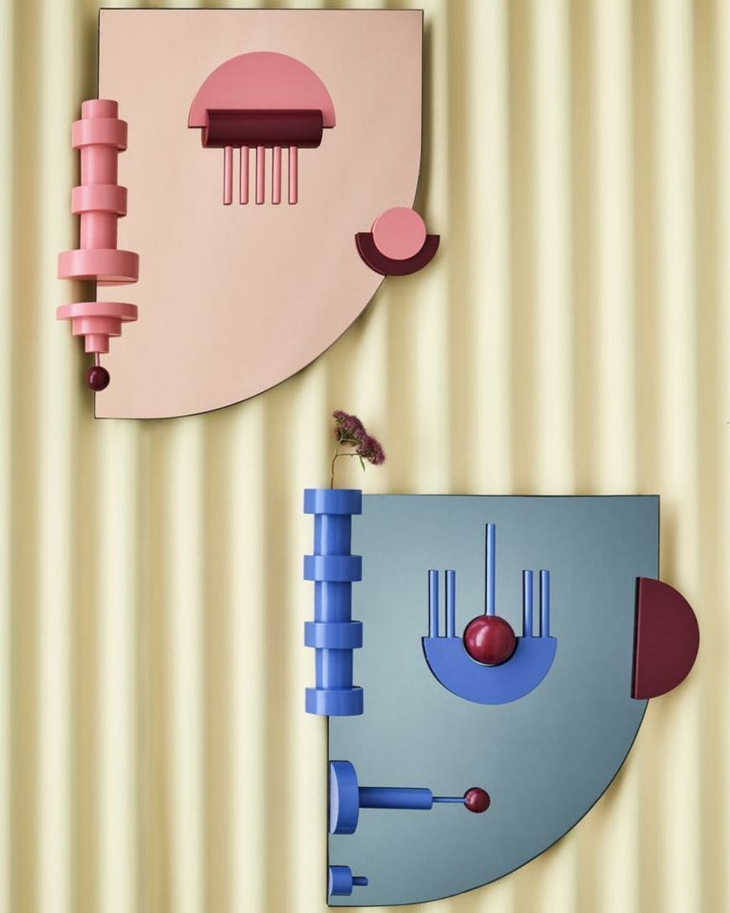 Lucie Kaas Amam Mirror, Blue