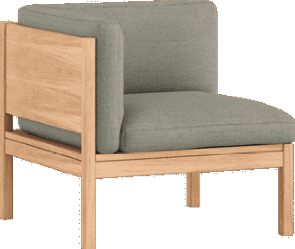 Moebe Modular Sofa Set, Corner, Re-wool 128 (fsc Mix Credit)