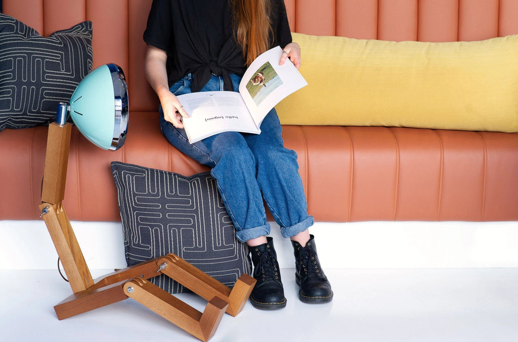 Mr. Wattson Mega Floor Lamp, Vintage White