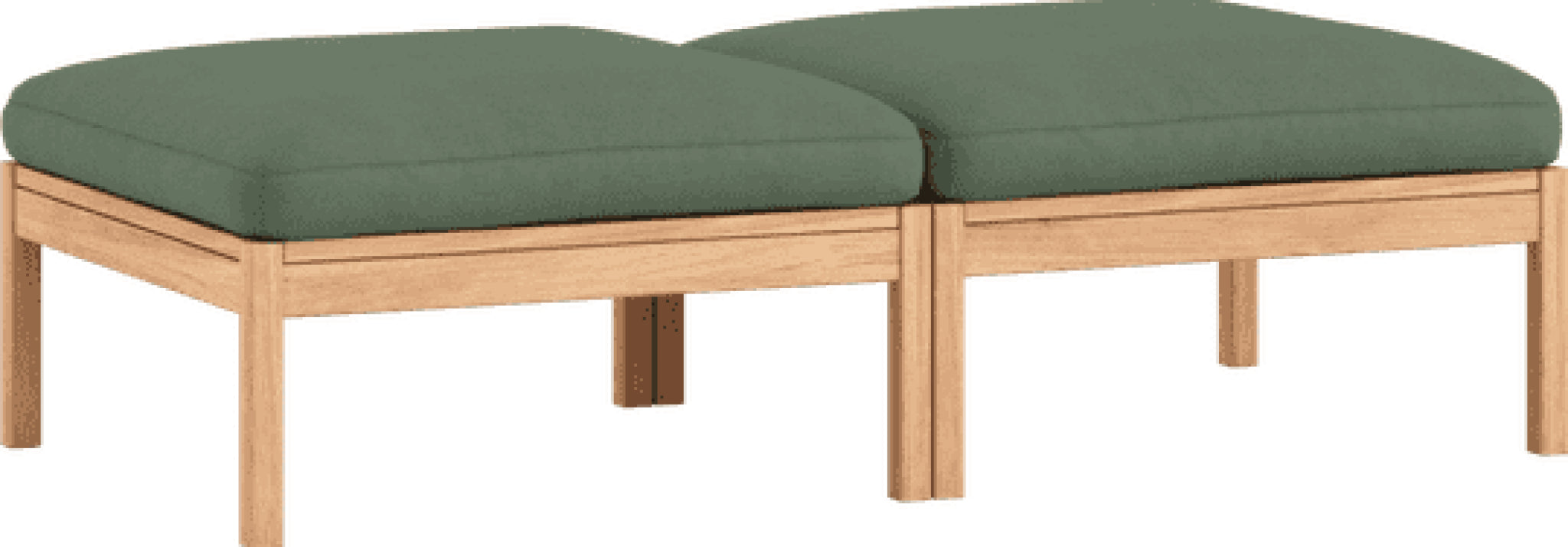 Moebe Modular Sofa Set, 2 Seater Daybed, Field 943 (fsc Mix Credit)