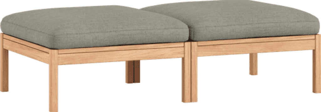 Moebe Modular Sofa Set, 2 Seater Daybed, Re-wool 128 (fsc Mix Credit)