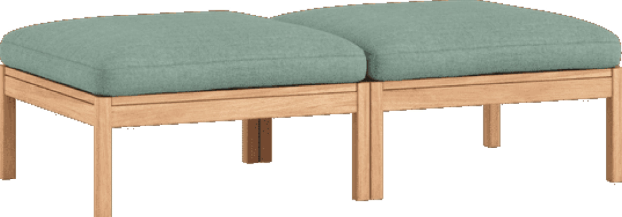 Moebe Modular Sofa Set, 2 Seater Daybed, Re-wool 868 (fsc Mix Credit)