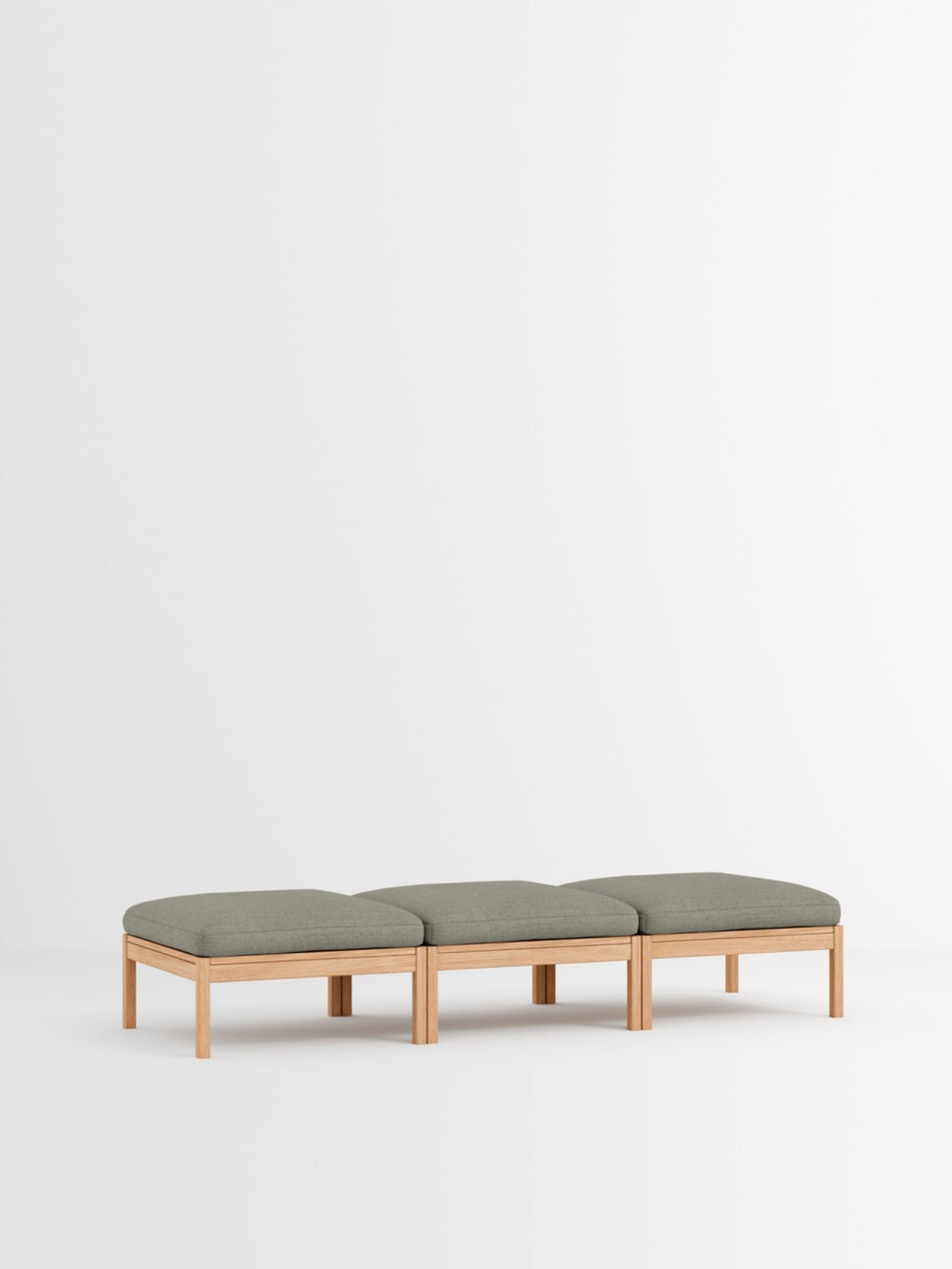 Moebe Modular Sofa Set, 3 Seater Daybed, Re-wool 128 (fsc Mix Credit)