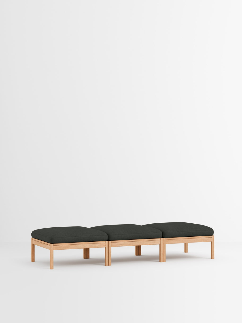 Moebe Modular Sofa Set, 3 Seater Daybed, Re-wool 198 (fsc Mix Credit)