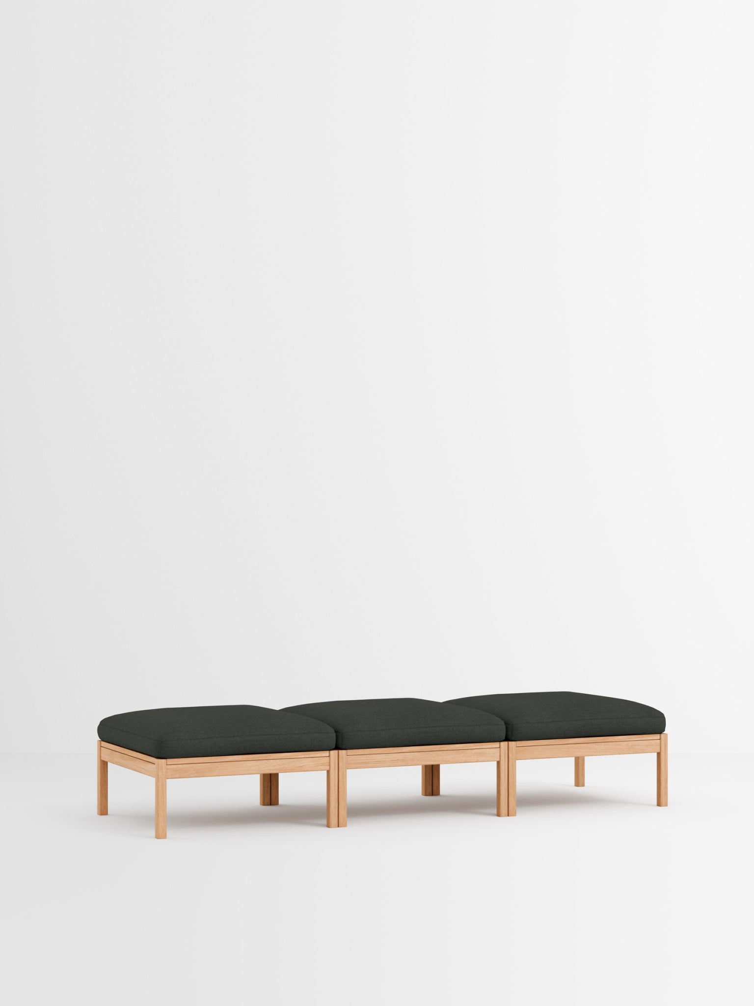 Moebe Modular Sofa Set, 3 Seater Daybed, Re-wool 198 (fsc Mix Credit)