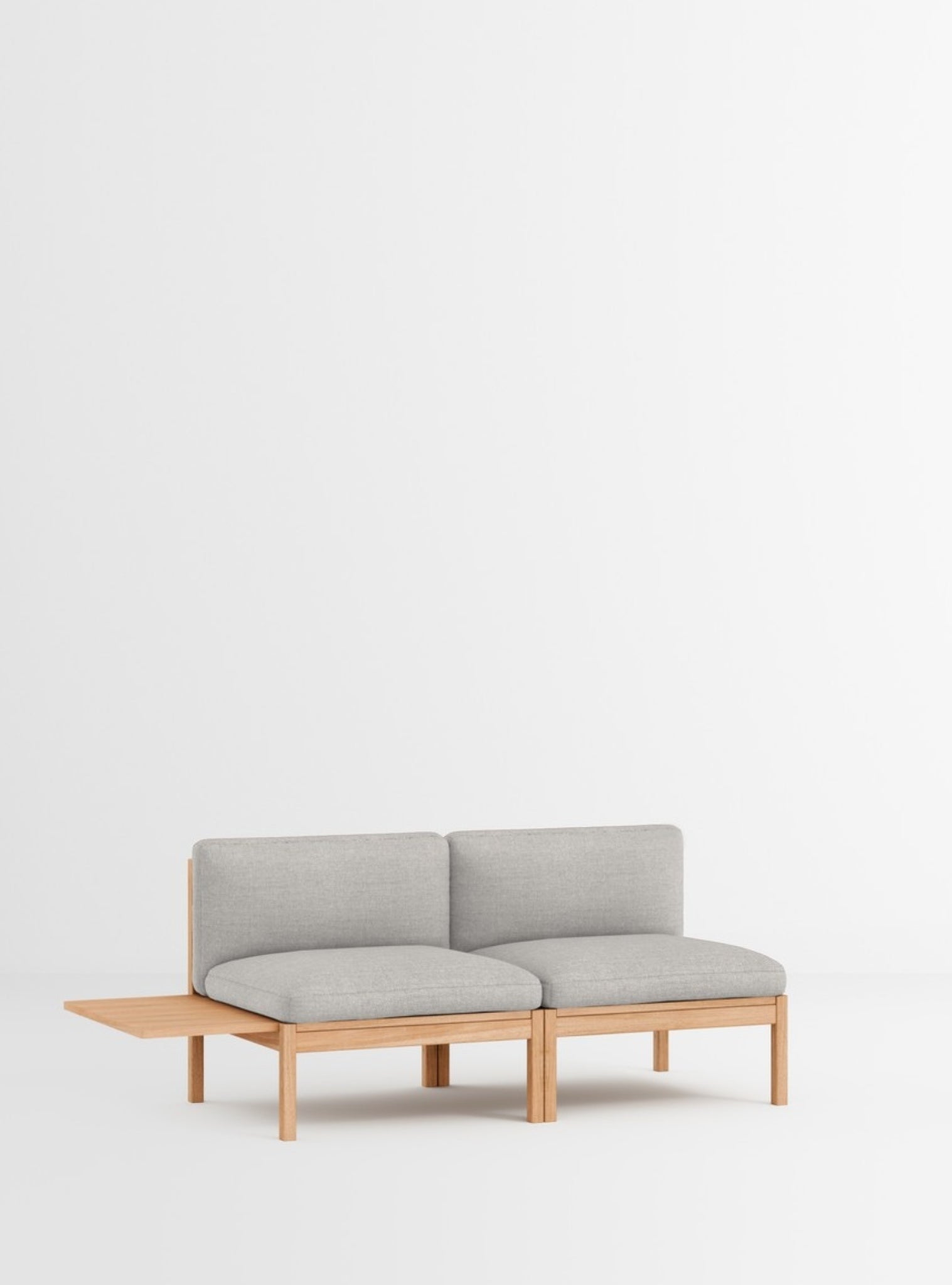Moebe Modular Sofa Set, 2 Seater Sofa With 1 Side Table, Autumn 101 (fsc Mix Credit)