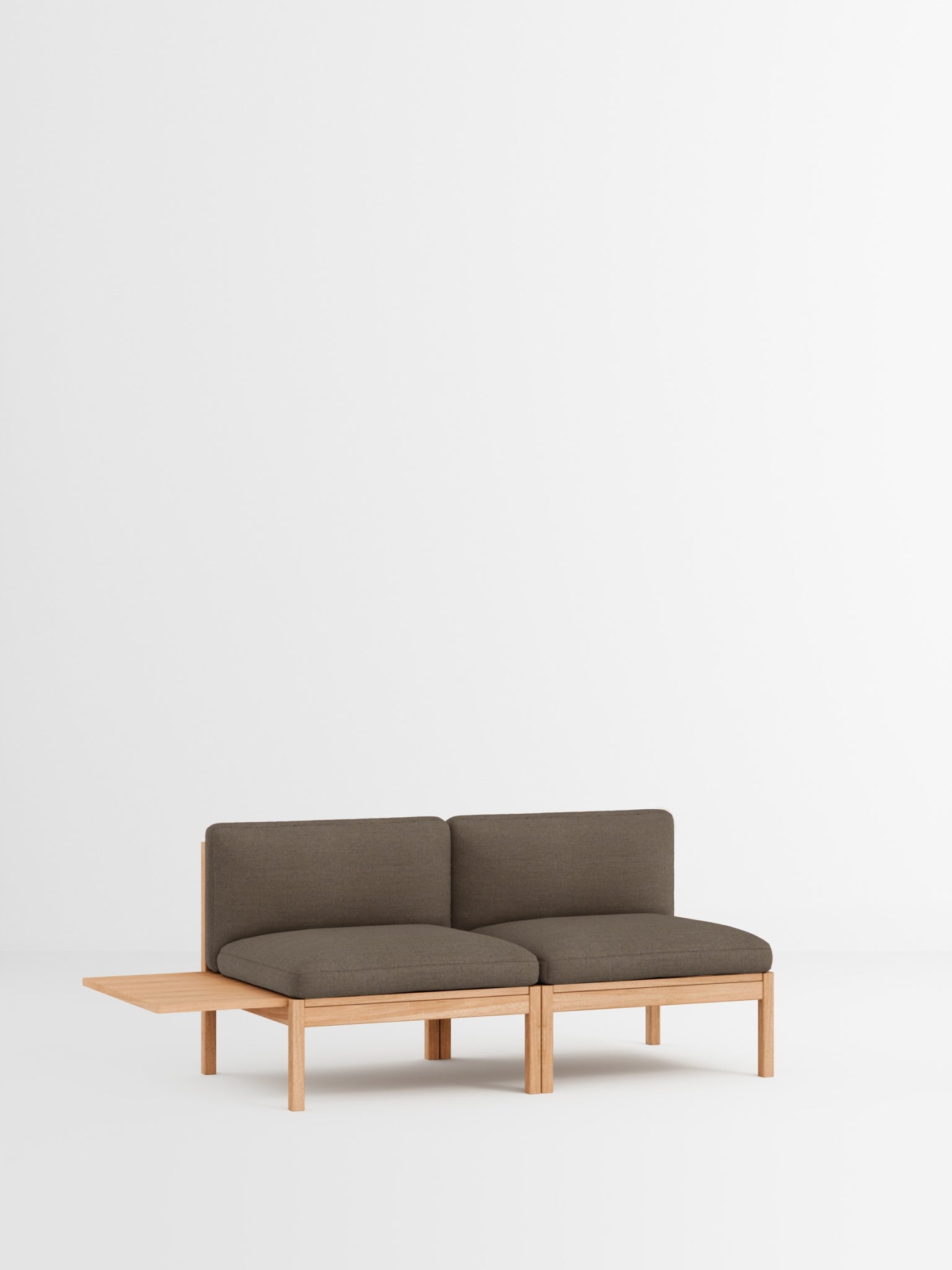 Moebe Modular Sofa Set, 2 Seater Sofa With 1 Side Table, Autumn 361 (fsc Mix Credit)