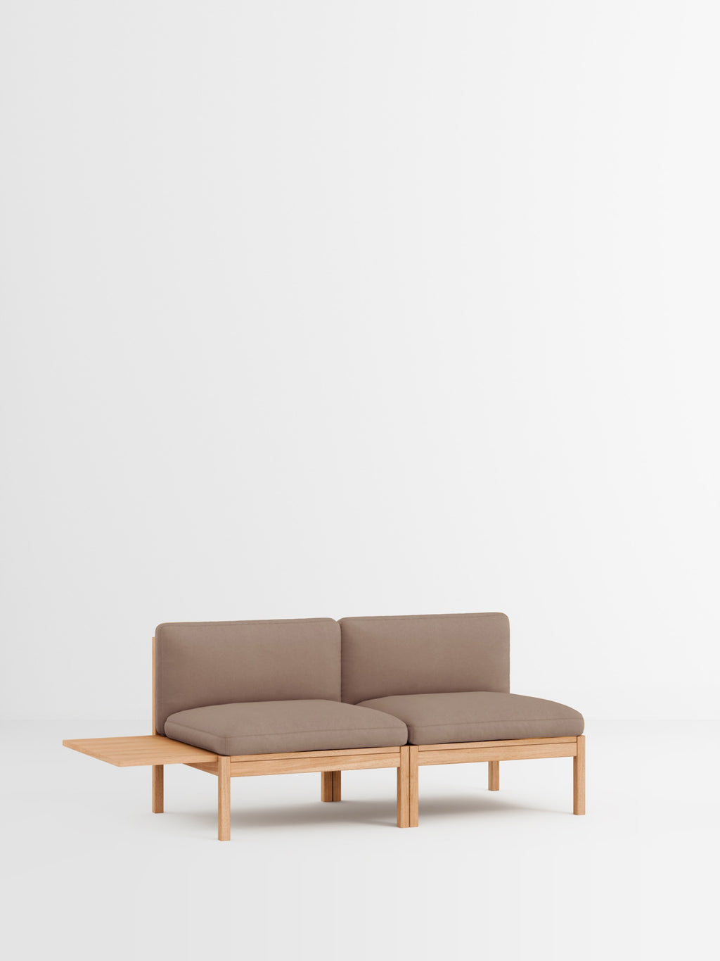 Moebe Modular Sofa Set, 2 Seater Sofa With 1 Side Table, Field 343 (fsc Mix Credit)