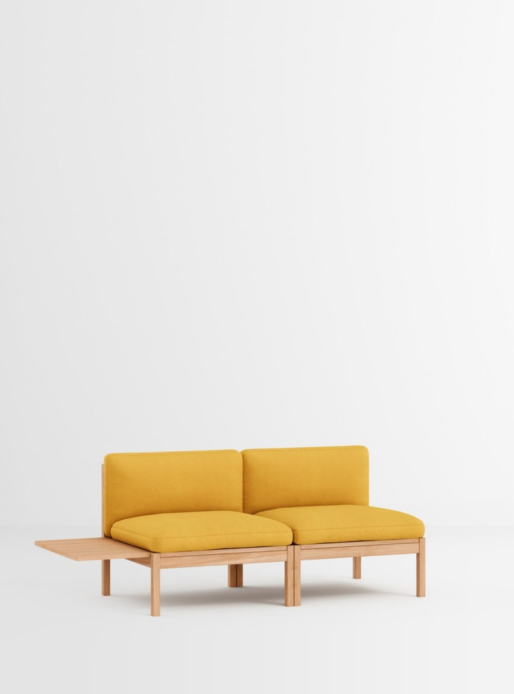 Moebe Modular Sofa Set, 2 Seater Sofa With 1 Side Table, Field 463 (fsc Mix Credit)