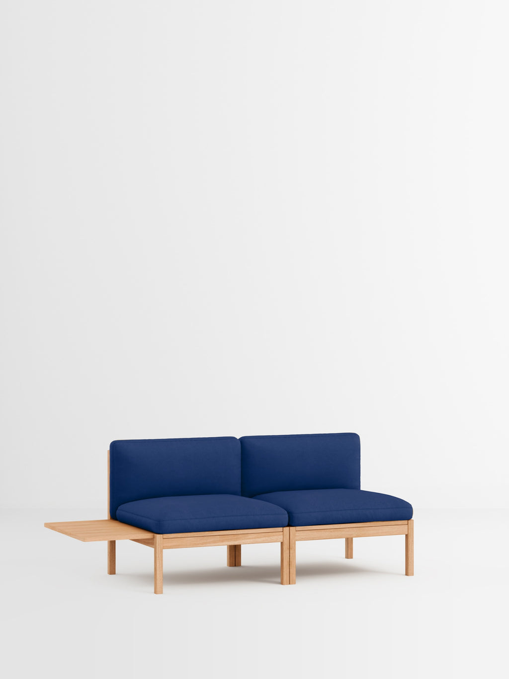 Moebe Modular Sofa Set, 2 Seater Sofa With 1 Side Table, Field 763 (fsc Mix Credit)