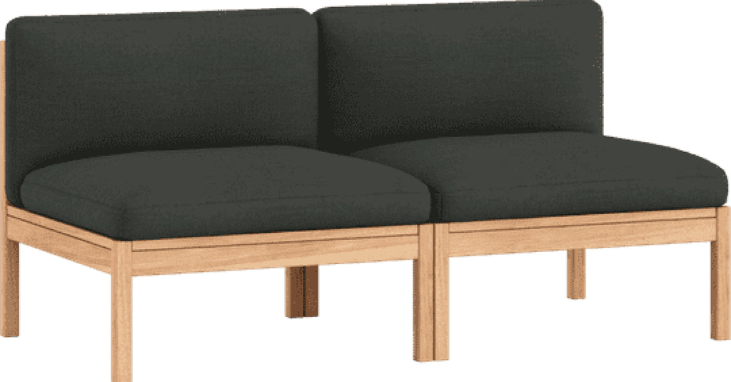 Moebe Modular Sofa Set, 2 Seater Sofa, Re-wool 198 (fsc Mix Credit)