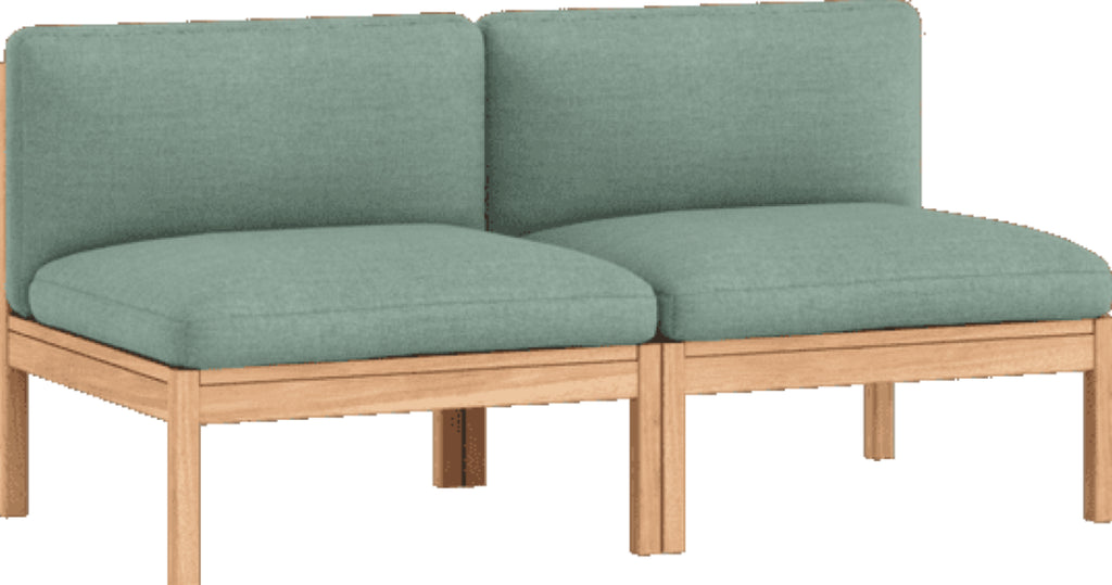 Moebe Modular Sofa Set, 2 Seater Sofa, Re-wool 868 (fsc Mix Credit)