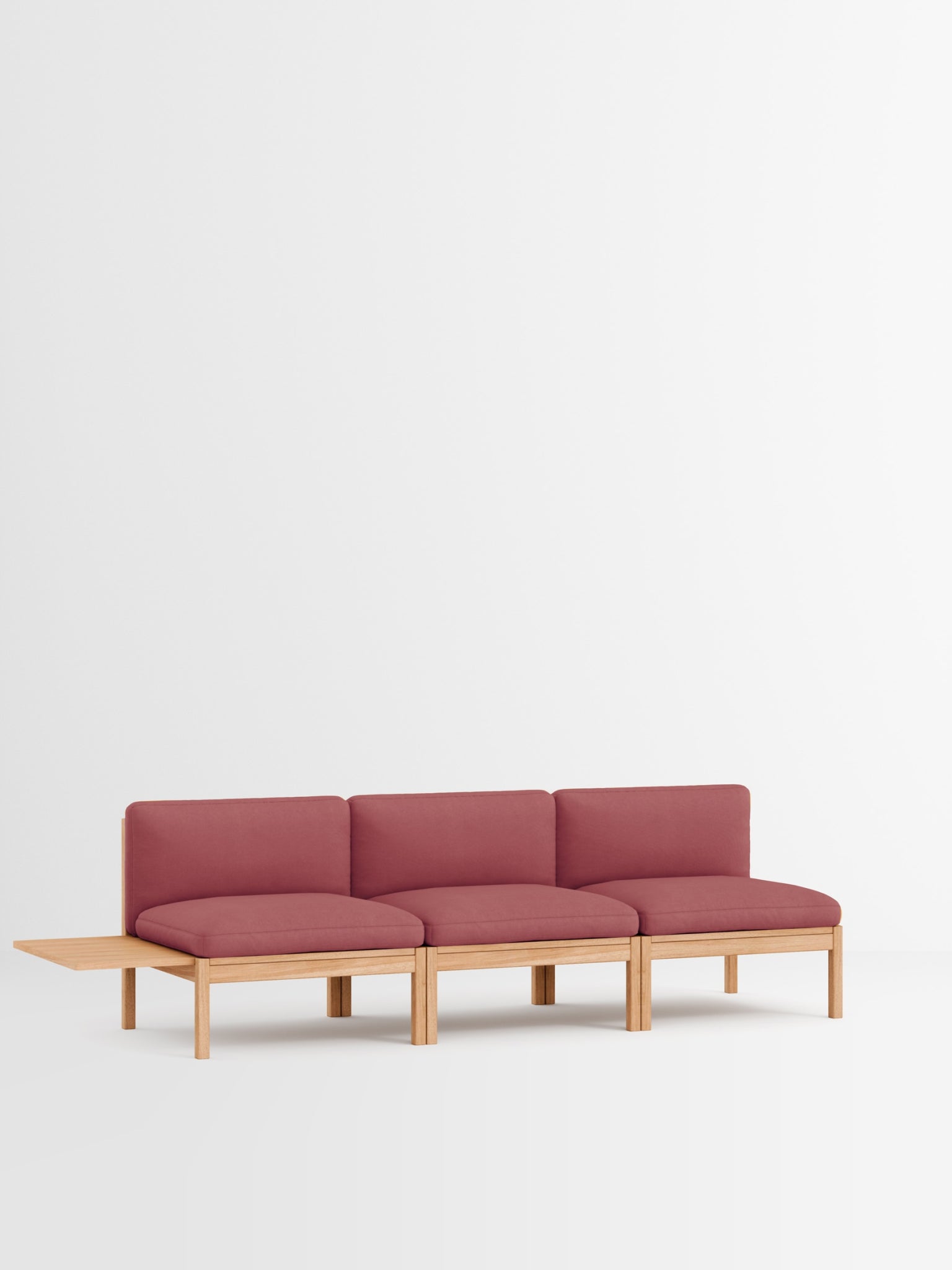 Moebe Modular Sofa Set, 3 Seater Sofa With 1 Side Table, Field 643 (fsc Mix Credit)