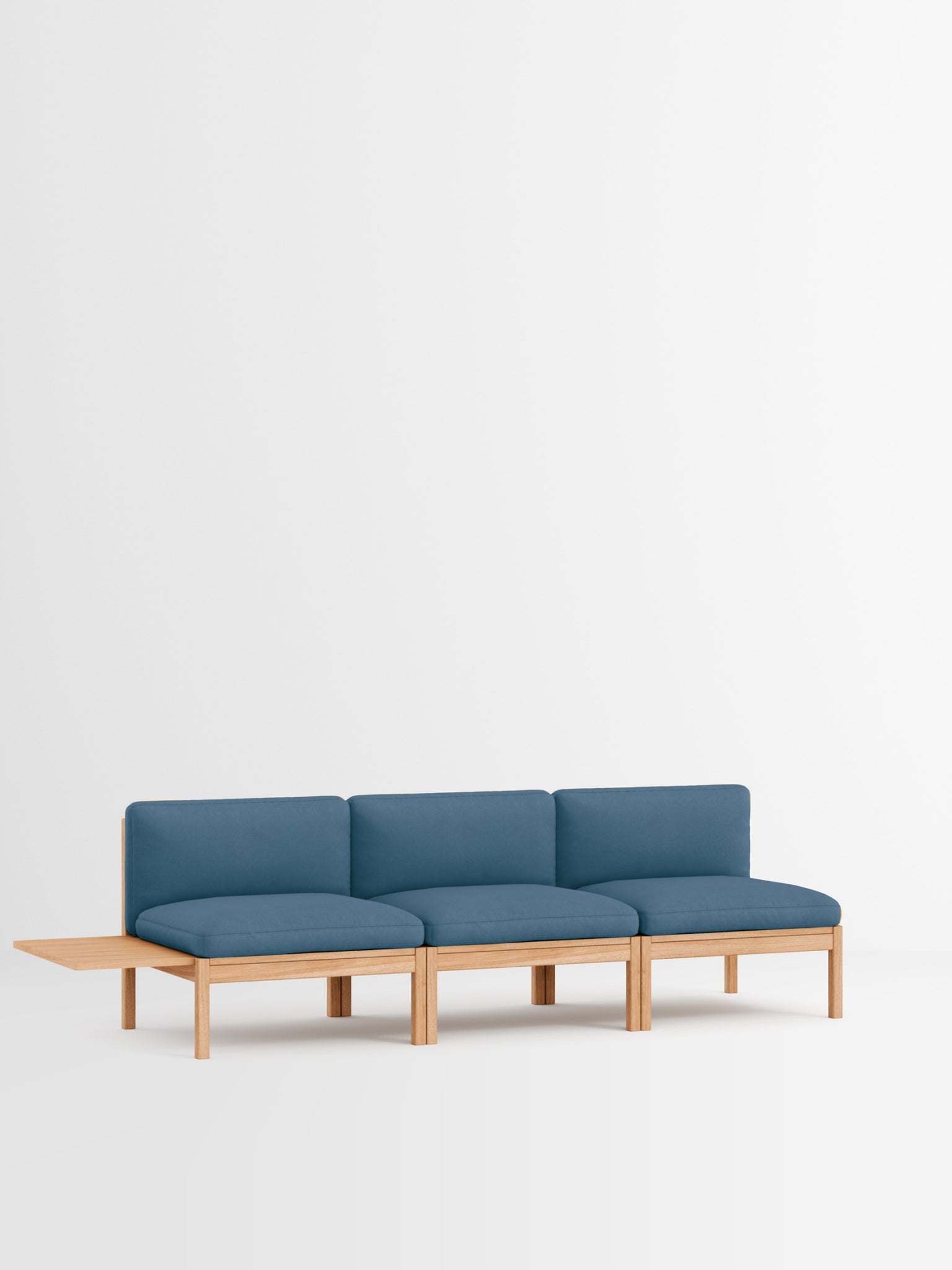 Moebe Modular Sofa Set, 3 Seater Sofa With 1 Side Table, Field 733 (fsc Mix Credit)