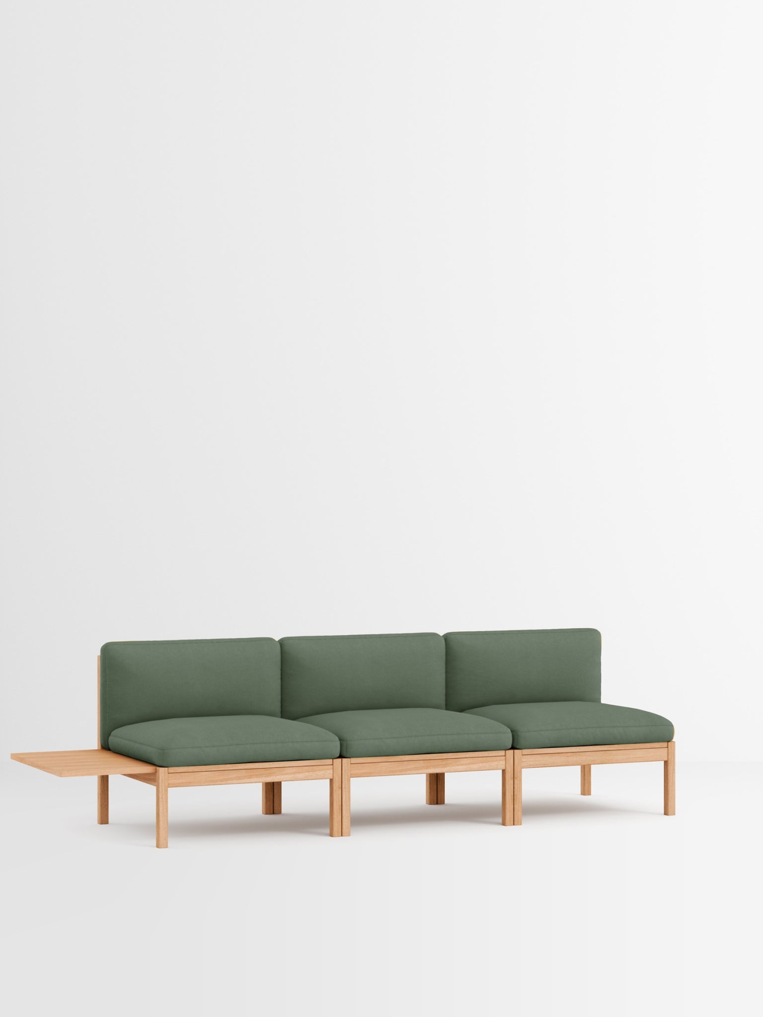 Moebe Modular Sofa Set, 3 Seater Sofa With 1 Side Table, Field 943 (fsc Mix Credit)