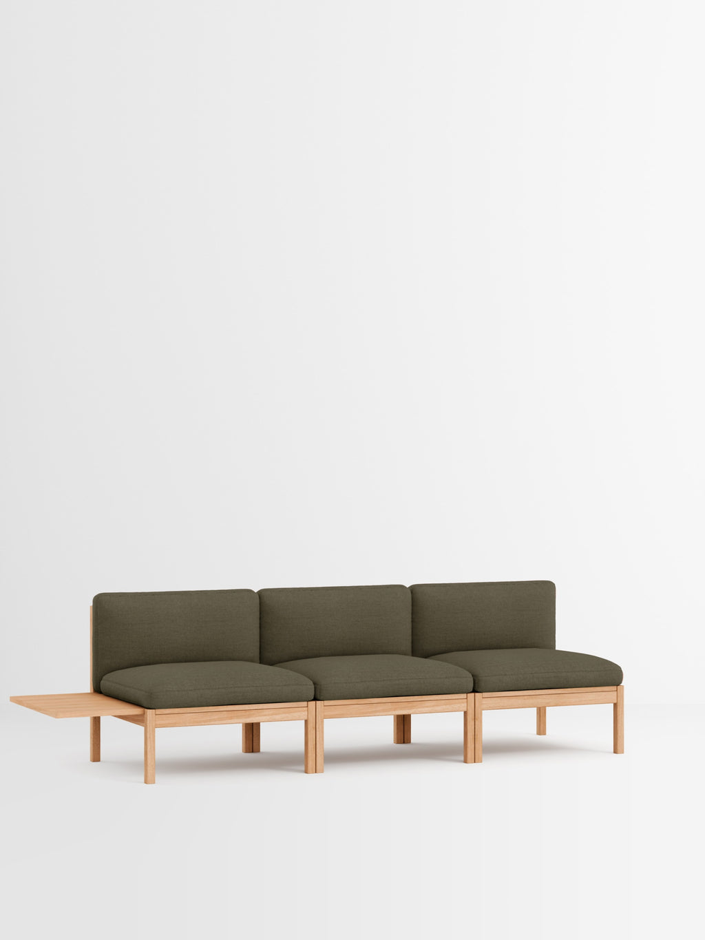 Moebe Modular Sofa Set, 3 Seater Sofa With 1 Side Table, Re-wool 977 (fsc Mix Credit)