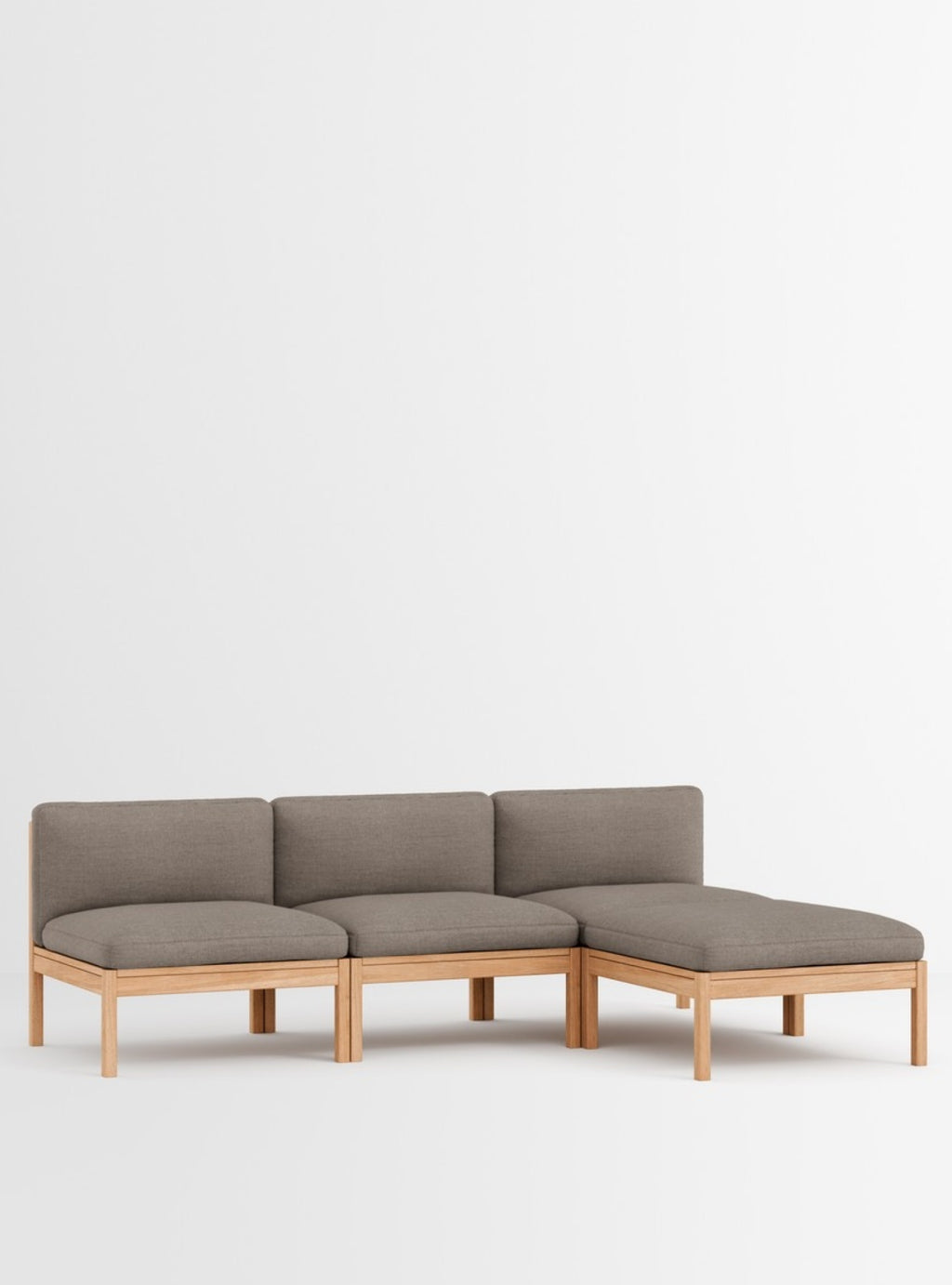 Moebe Modular Sofa Set, 3 Seater Sofa With Chaise Longue, Autumn 331 (fsc Mix Credit)