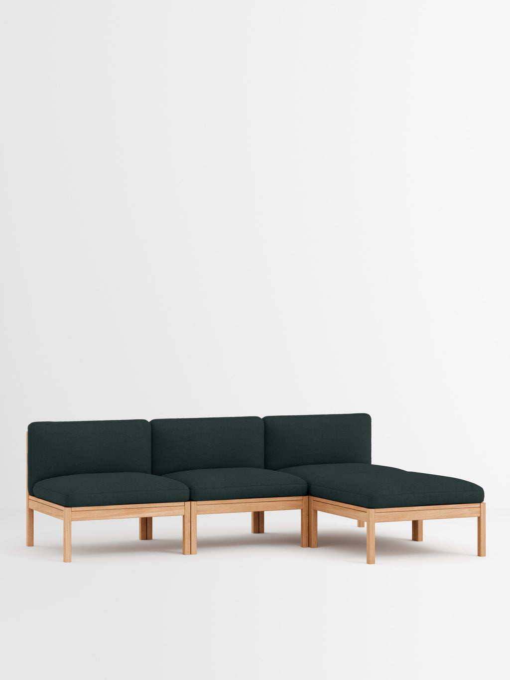 Moebe Modular Sofa Set, 3 Seater Sofa With Chaise Longue, Autumn 971 (fsc Mix Credit)