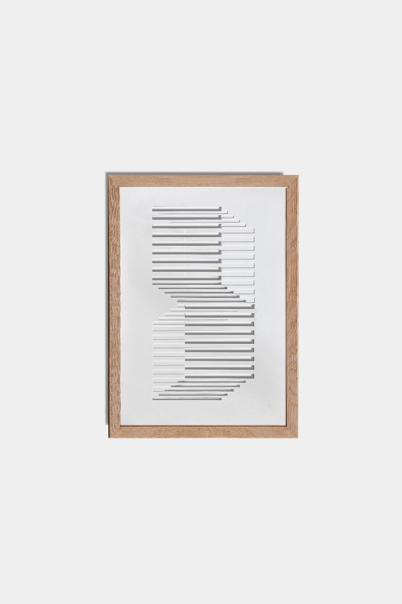 Moebe Papercut Artwork, Shifted Lines, A5