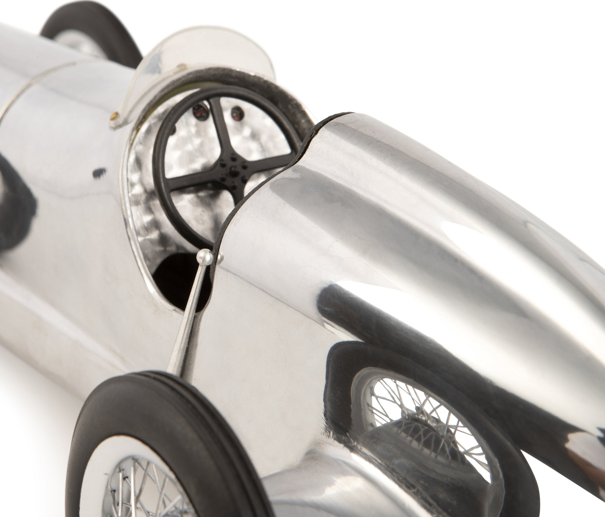 Authentic Models Silver Arrow Racing Car Model