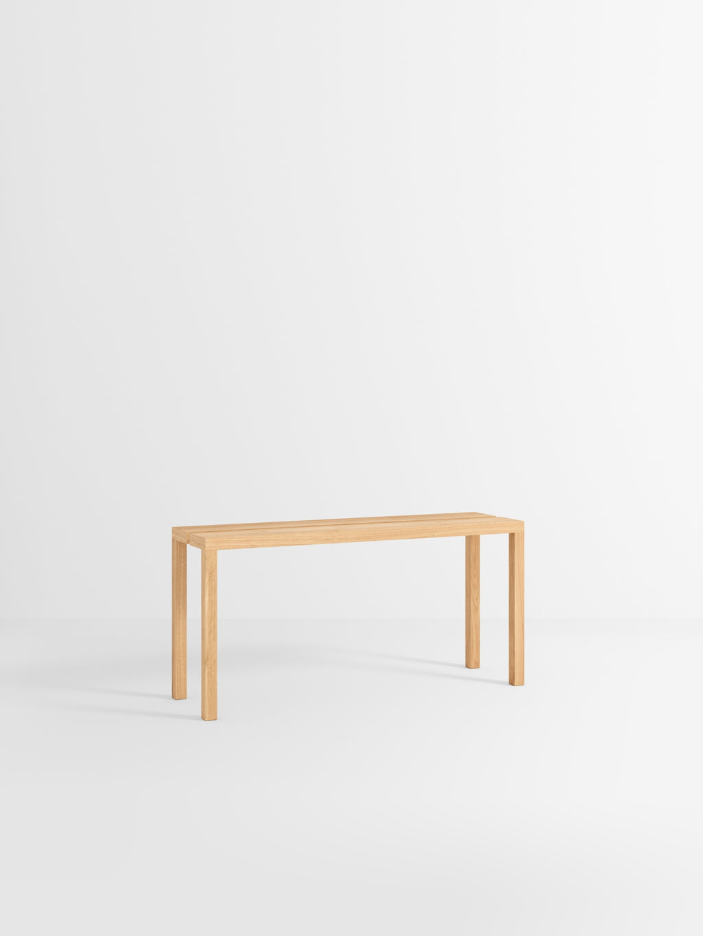 Moebe Peg Bench: Ideal Narrow Hallway Seating, FSC-Certified Oak